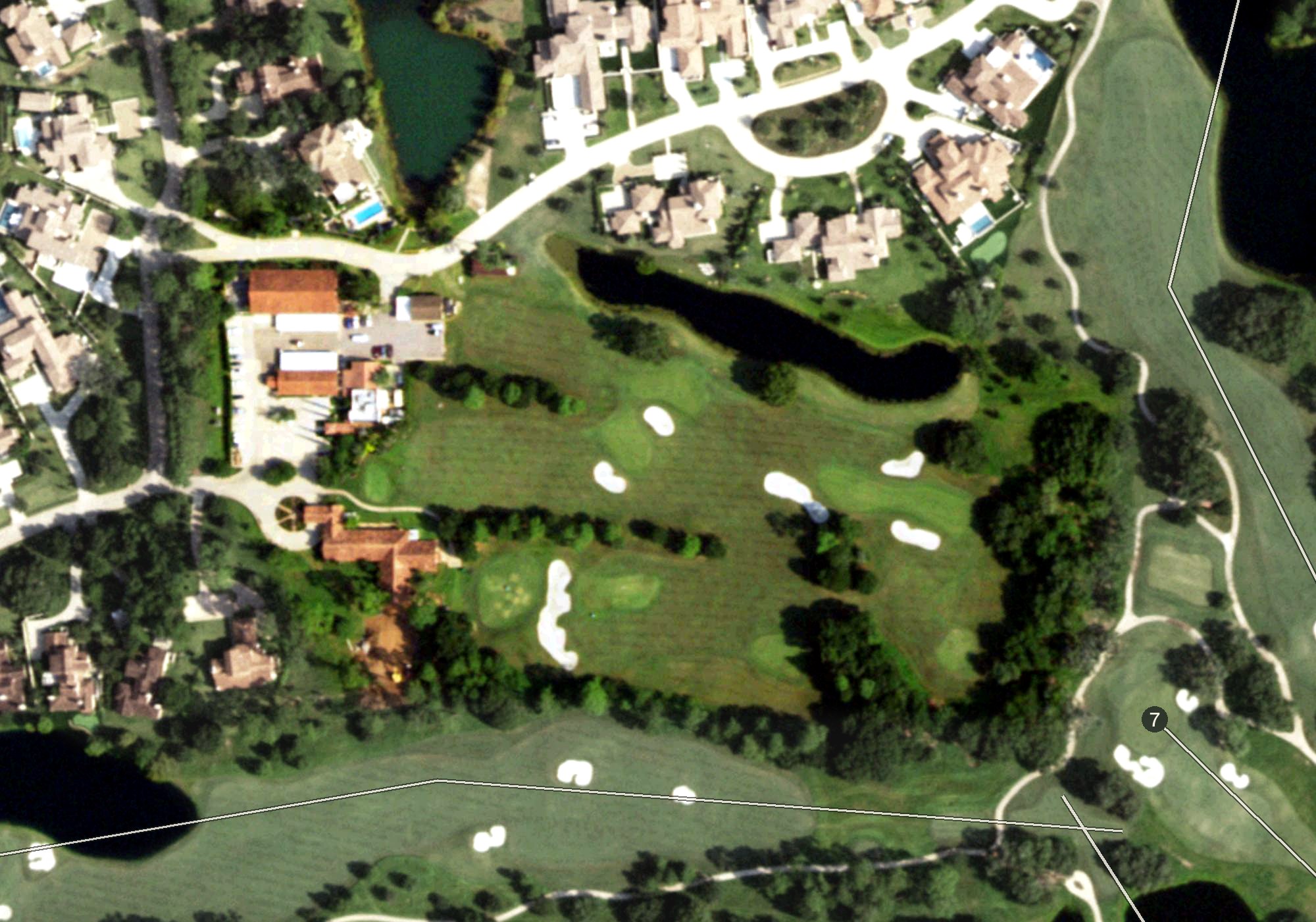 Aerial view of The First Tee of Greater Houston at Houston Oaks, TX