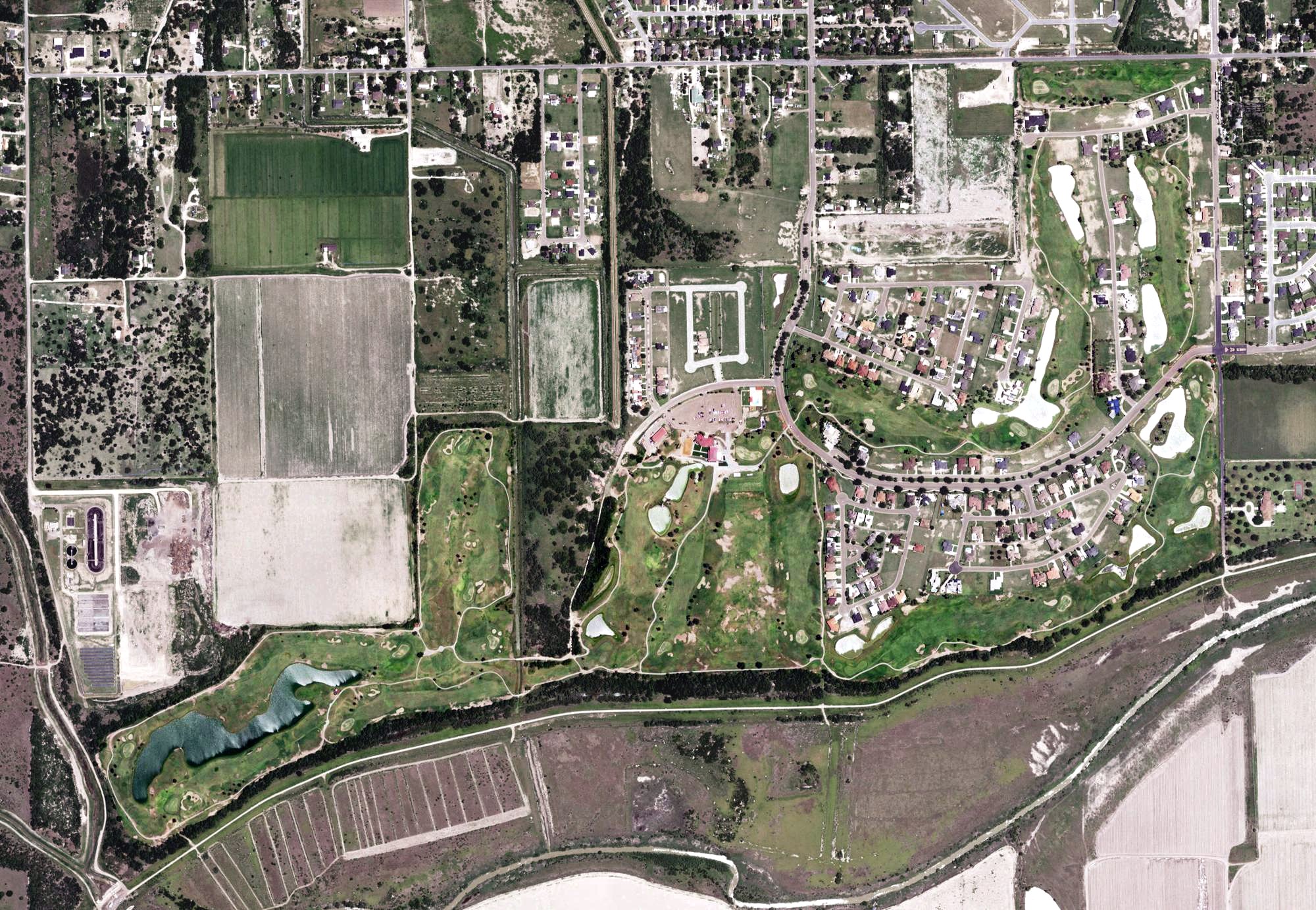 Aerial view of Tierra Santa Golf Club, TX