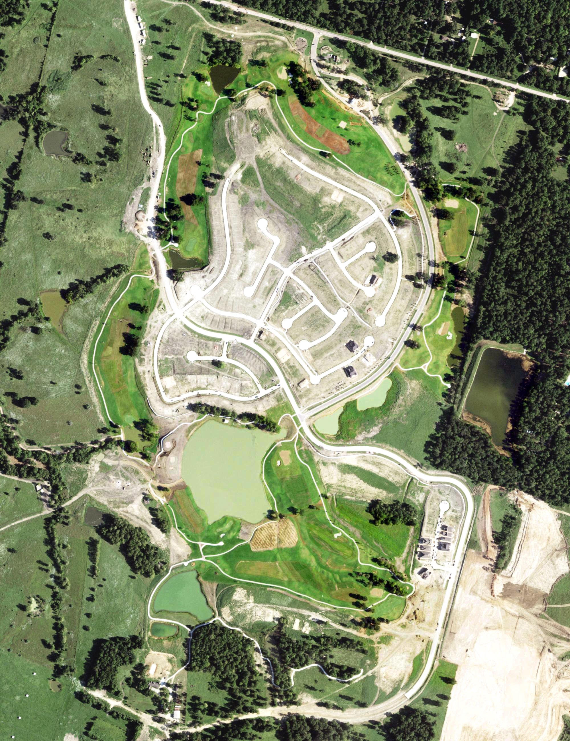 Aerial view of Tom Lehman Golf Course, TX