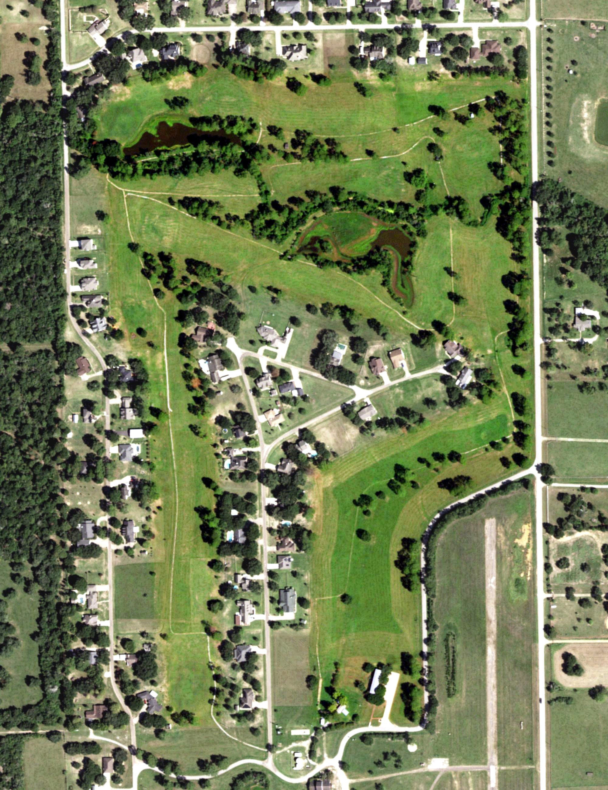 Aerial view of Waller Country Club, TX
