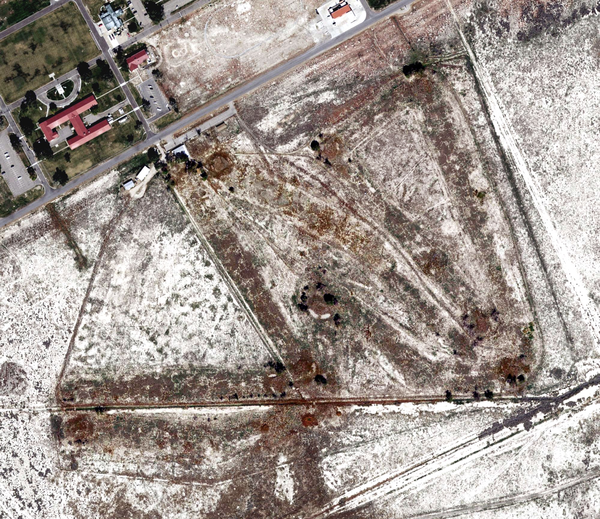 Aerial view of Frank Skul Memorial Golf Course, UT