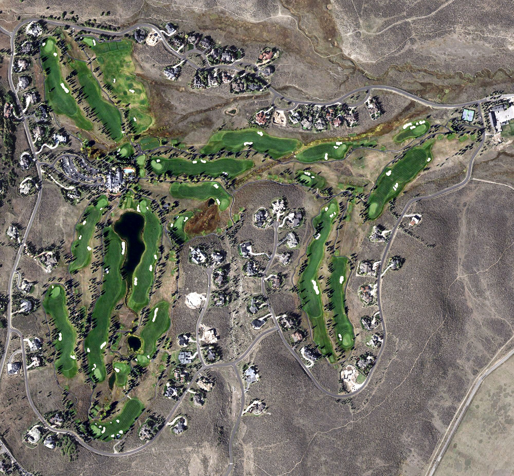 Aerial view of Glenwild Golf Club & Spa, UT