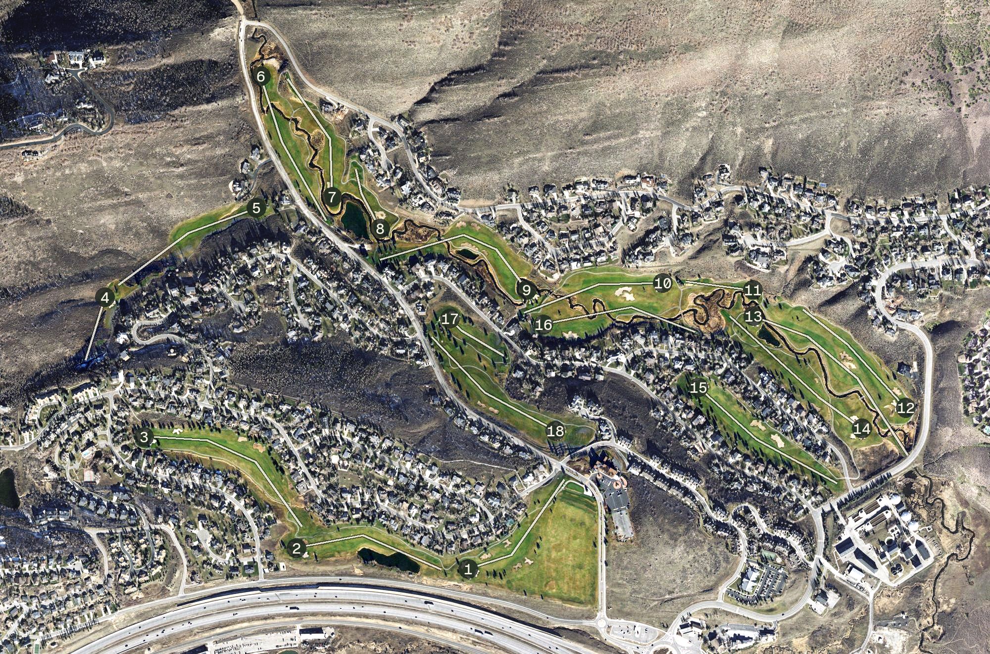 Aerial view of Jeremy Golf & Country Club, UT