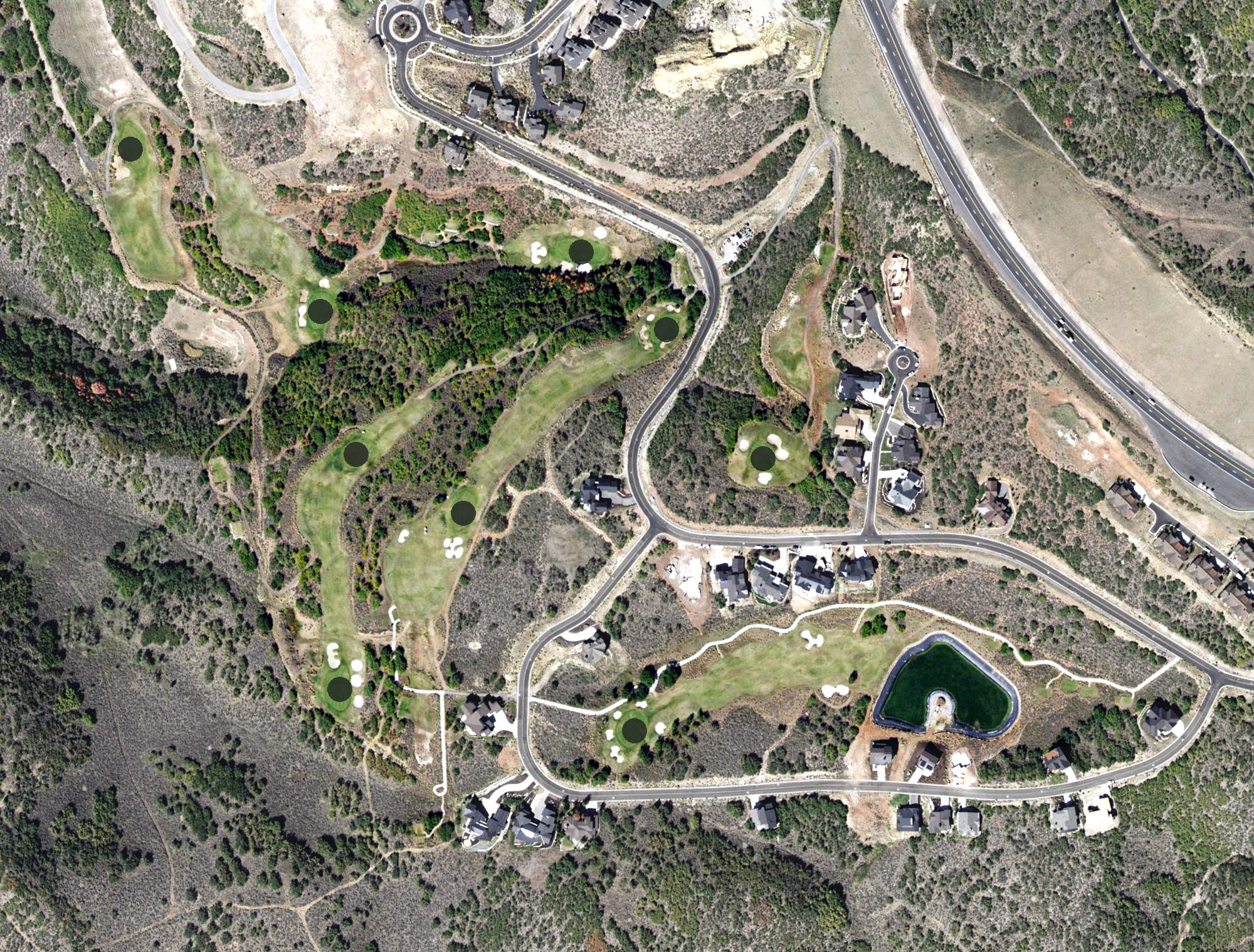 Aerial view of Outlaw Golf Club, UT