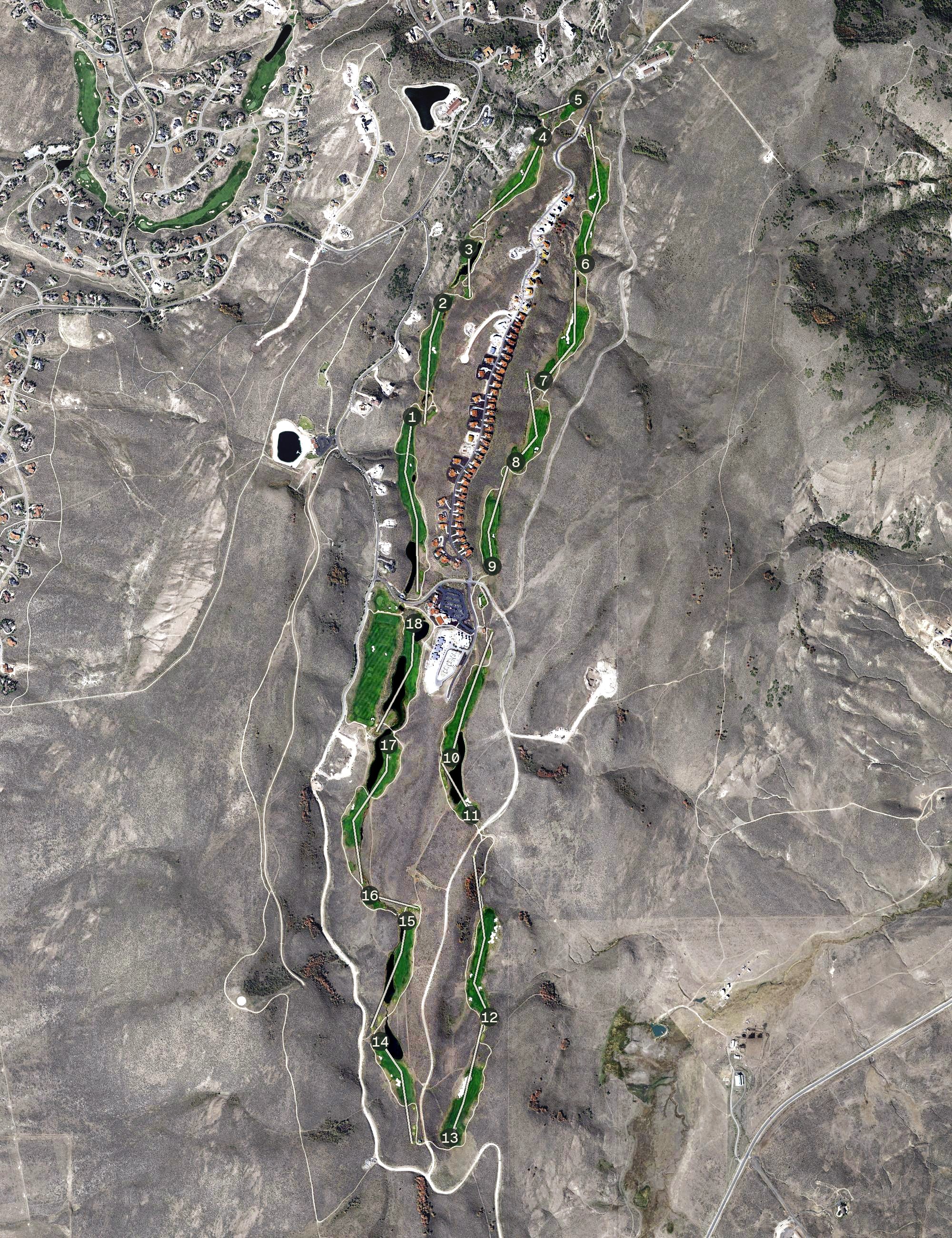 Aerial view of Promontory Club - Jack Nicklaus Course, UT