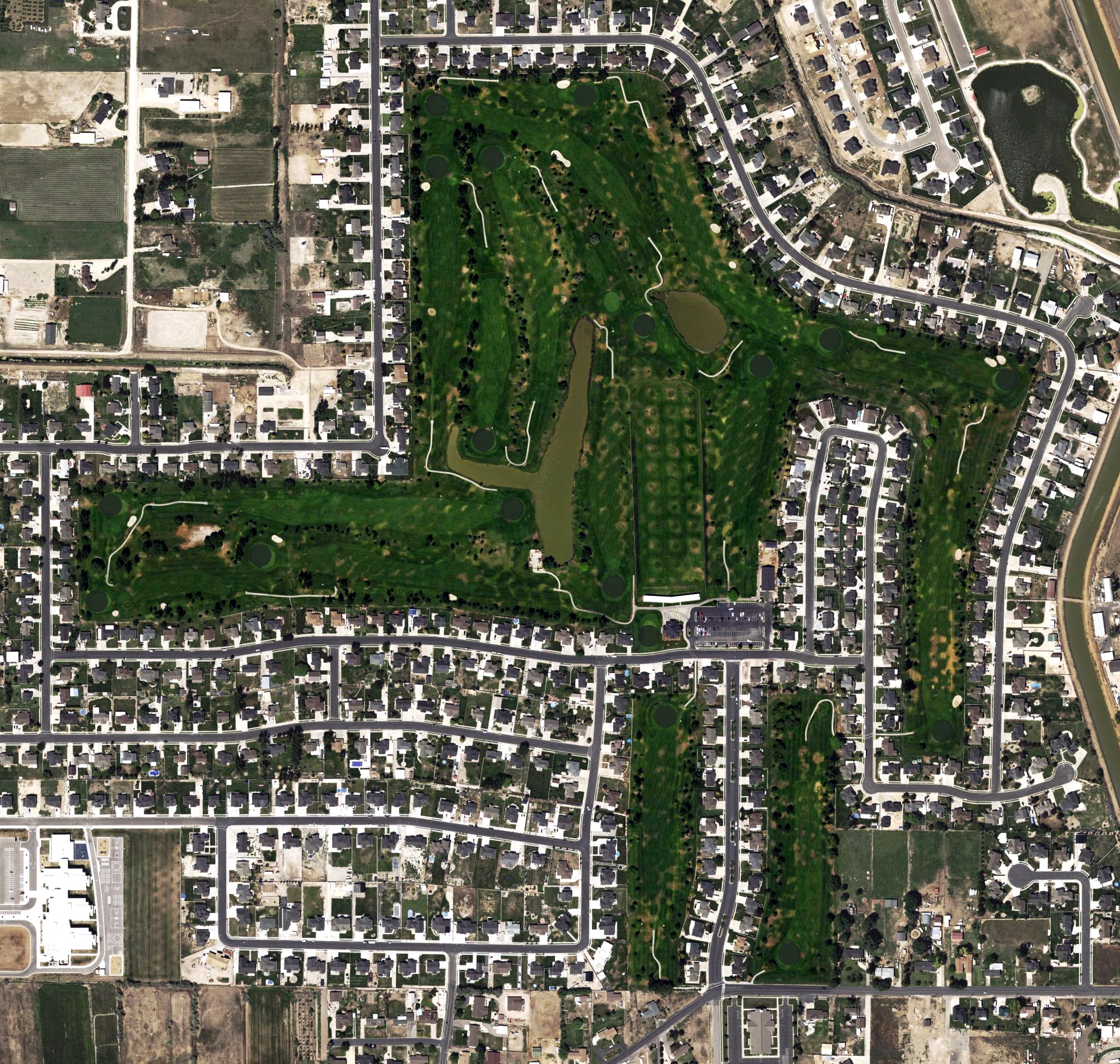 Aerial view of Remuda Golf Course, UT