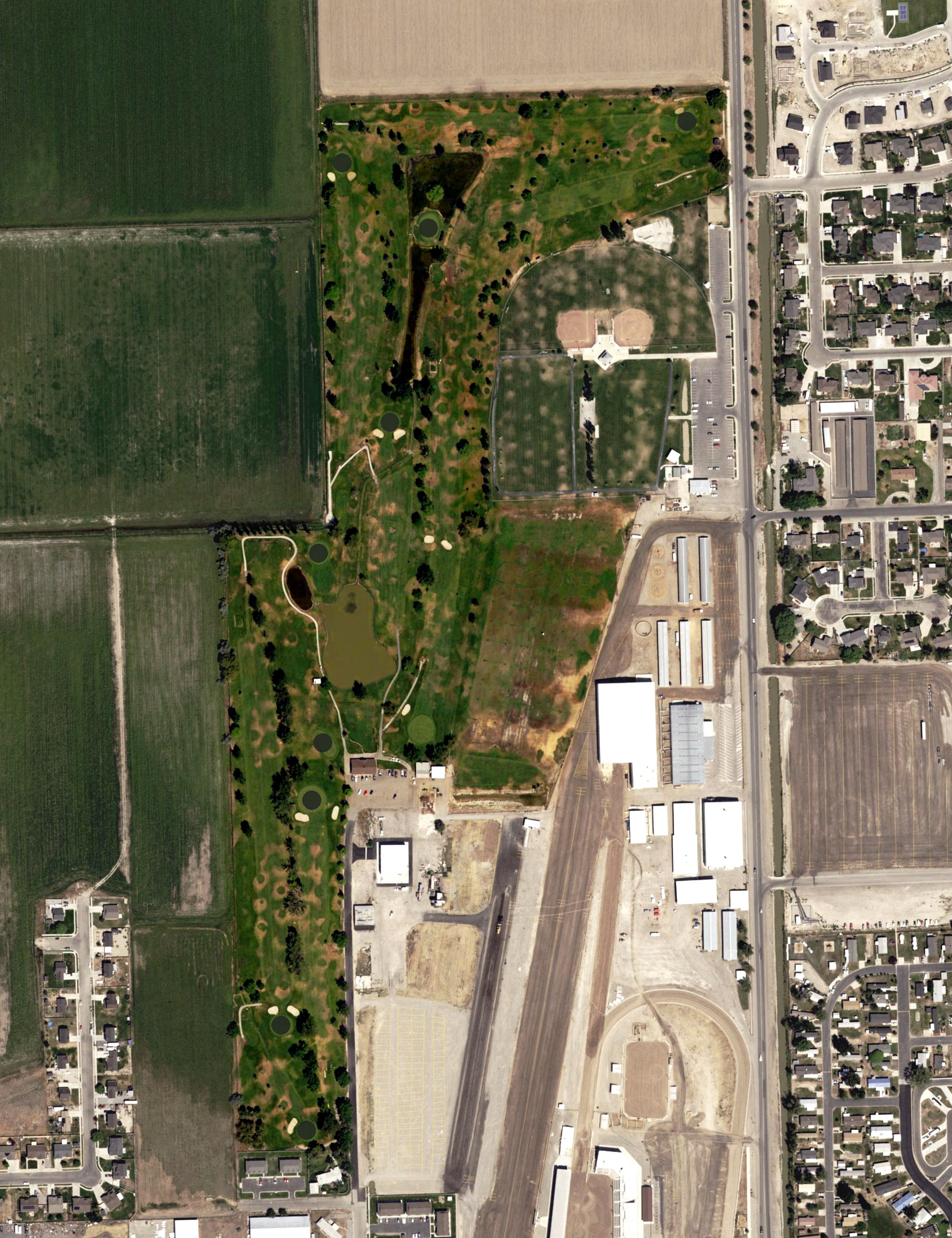 Aerial view of Skyway Golf Course, UT