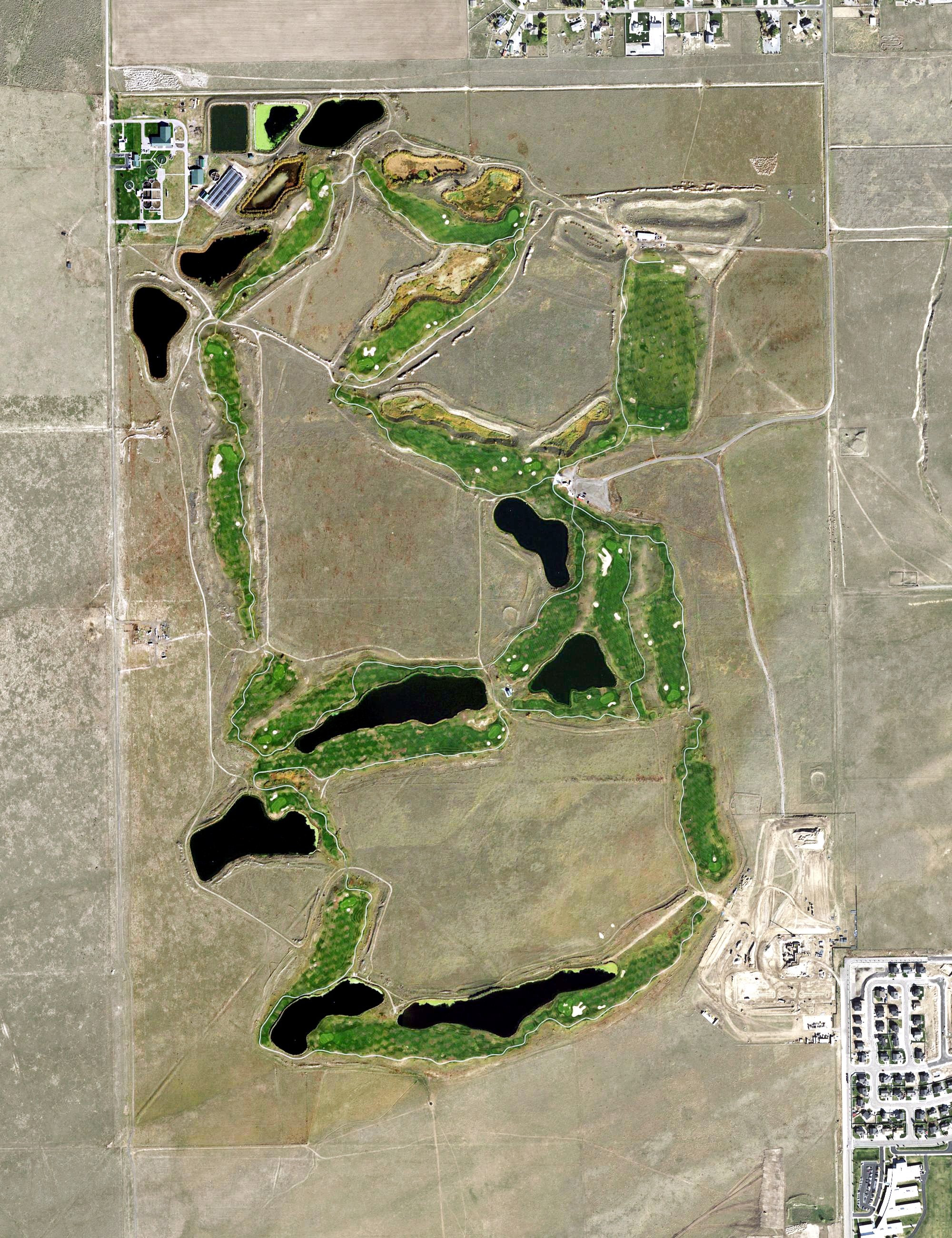 Aerial view of The Links at Overlake, UT