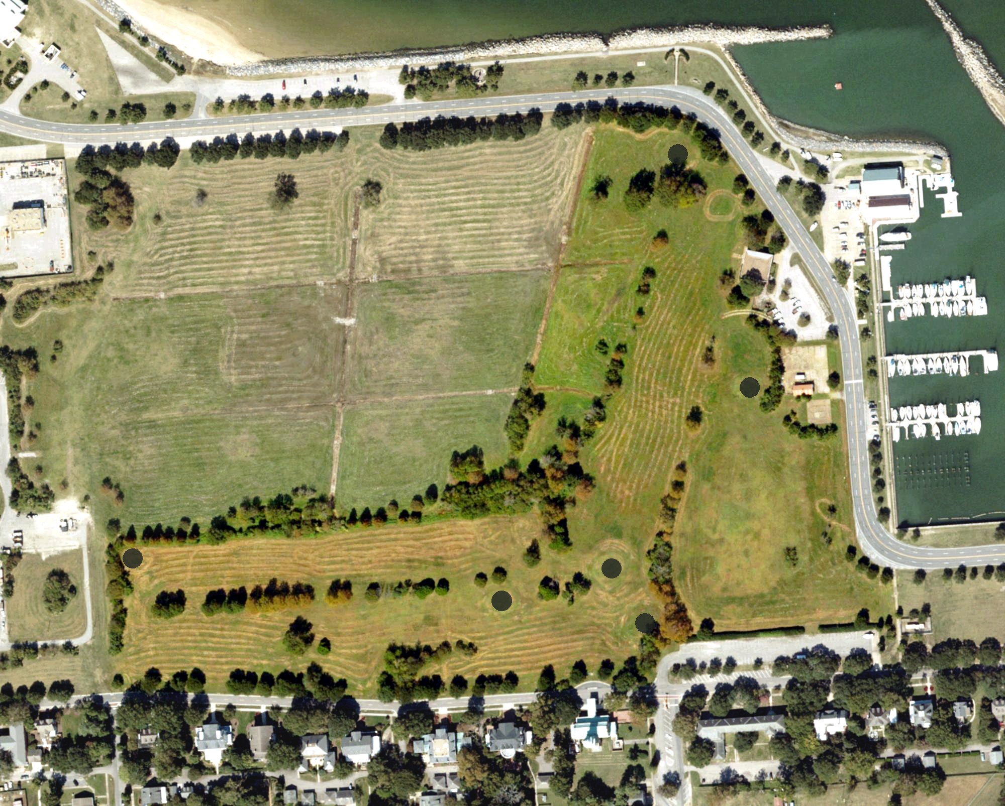 Aerial view of 5 Hole Golf Course, VA
