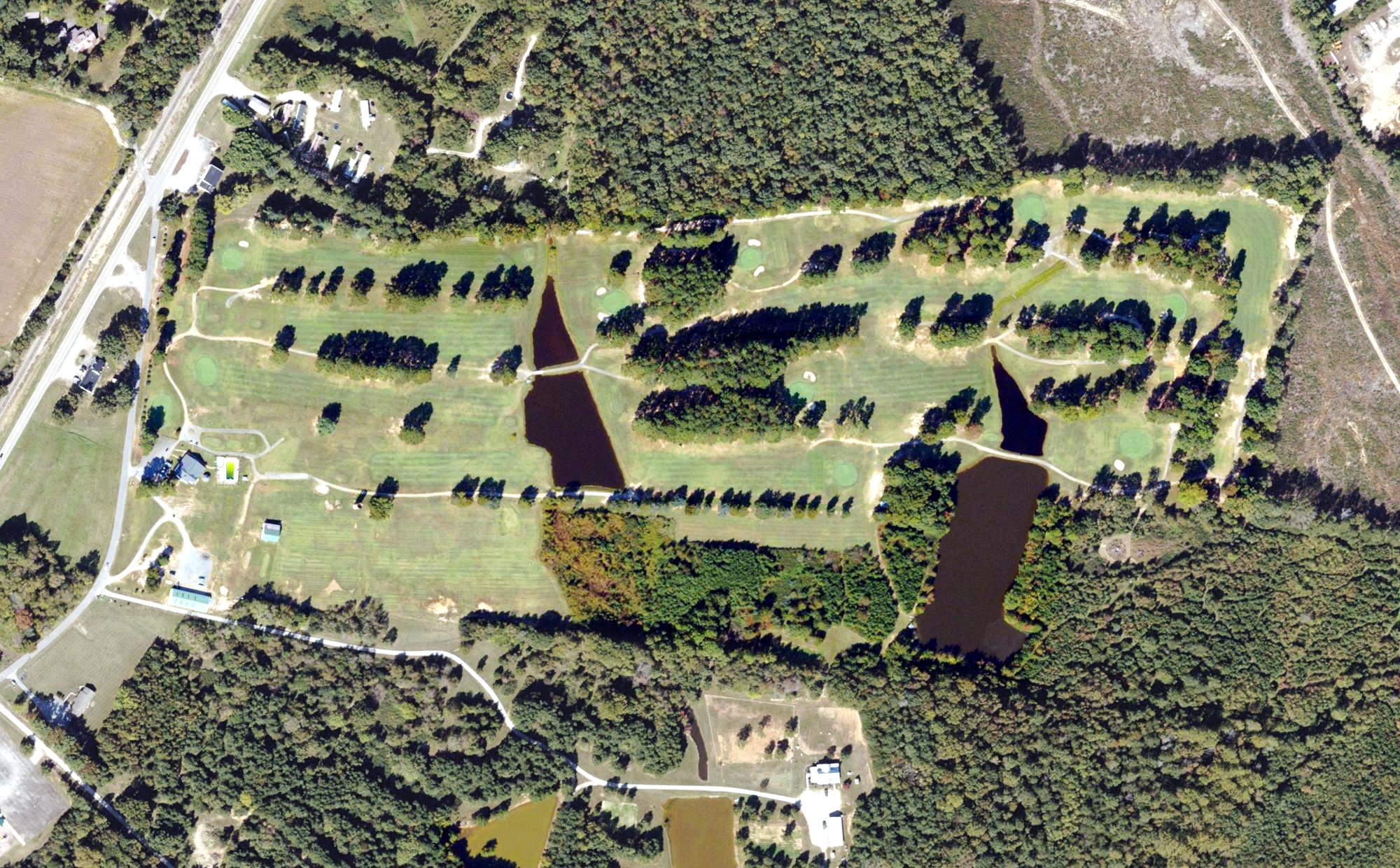 Aerial view of Amelia Golf & Country Club, VA