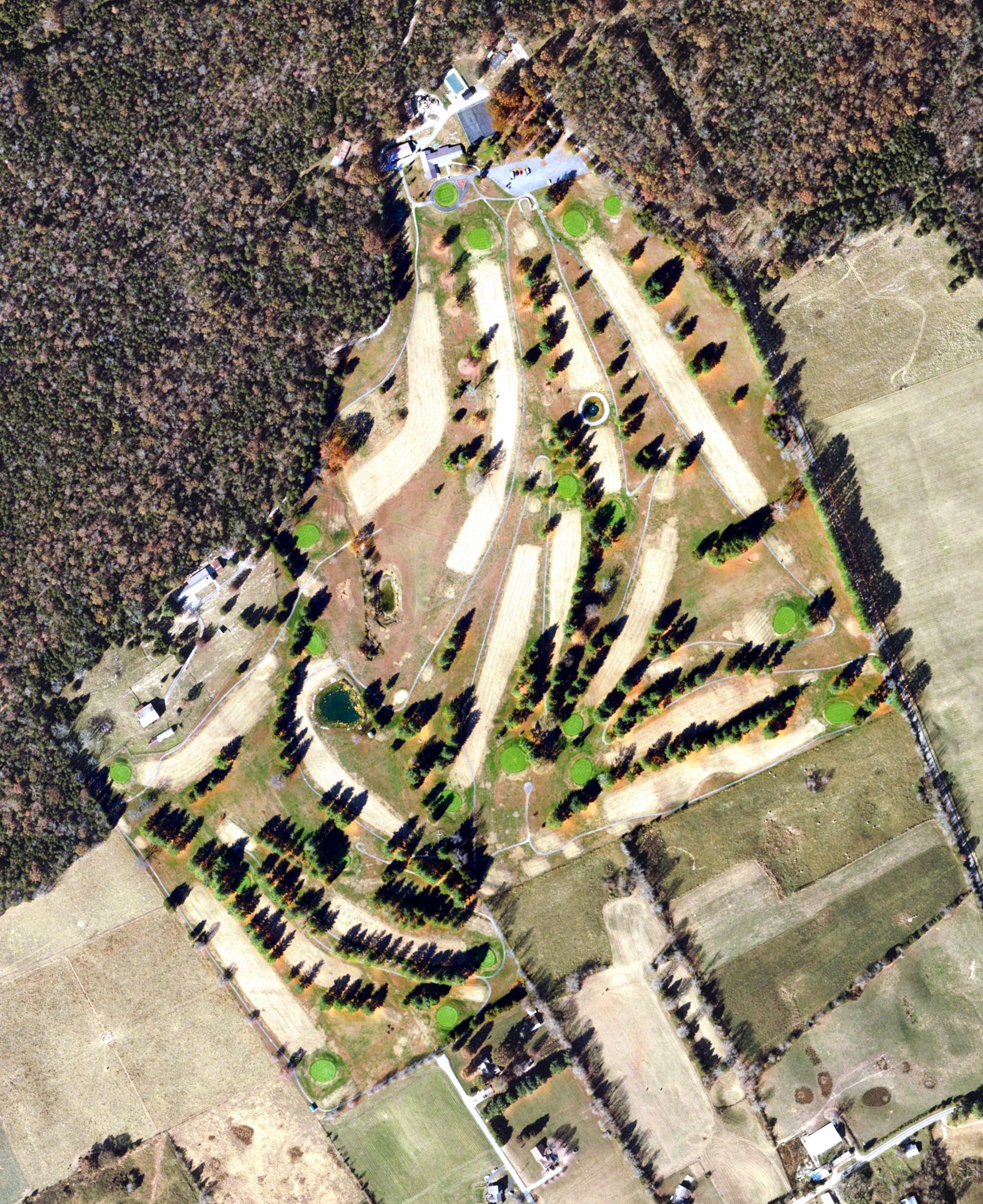 Aerial view of Cedar Hill Country Club, VA