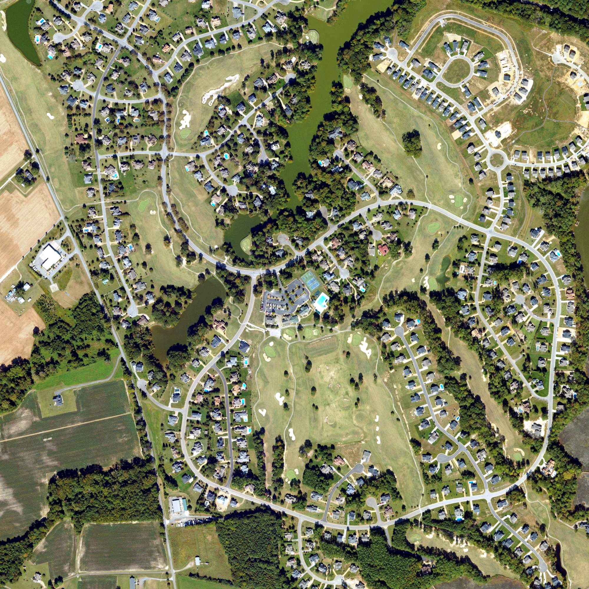 Aerial view of Cypress Creek Golfers' Club, VA