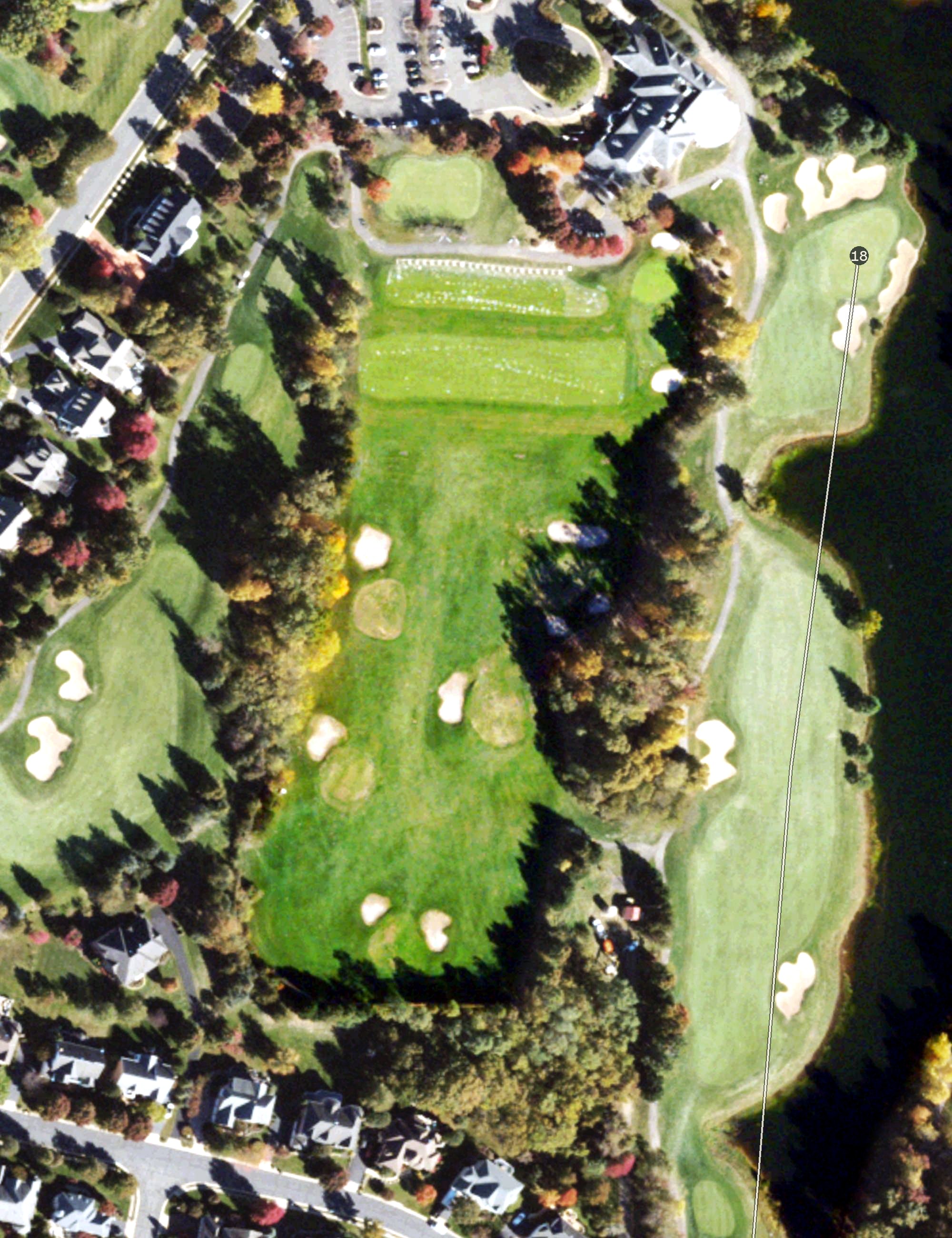 Aerial view of Driving Range, VA