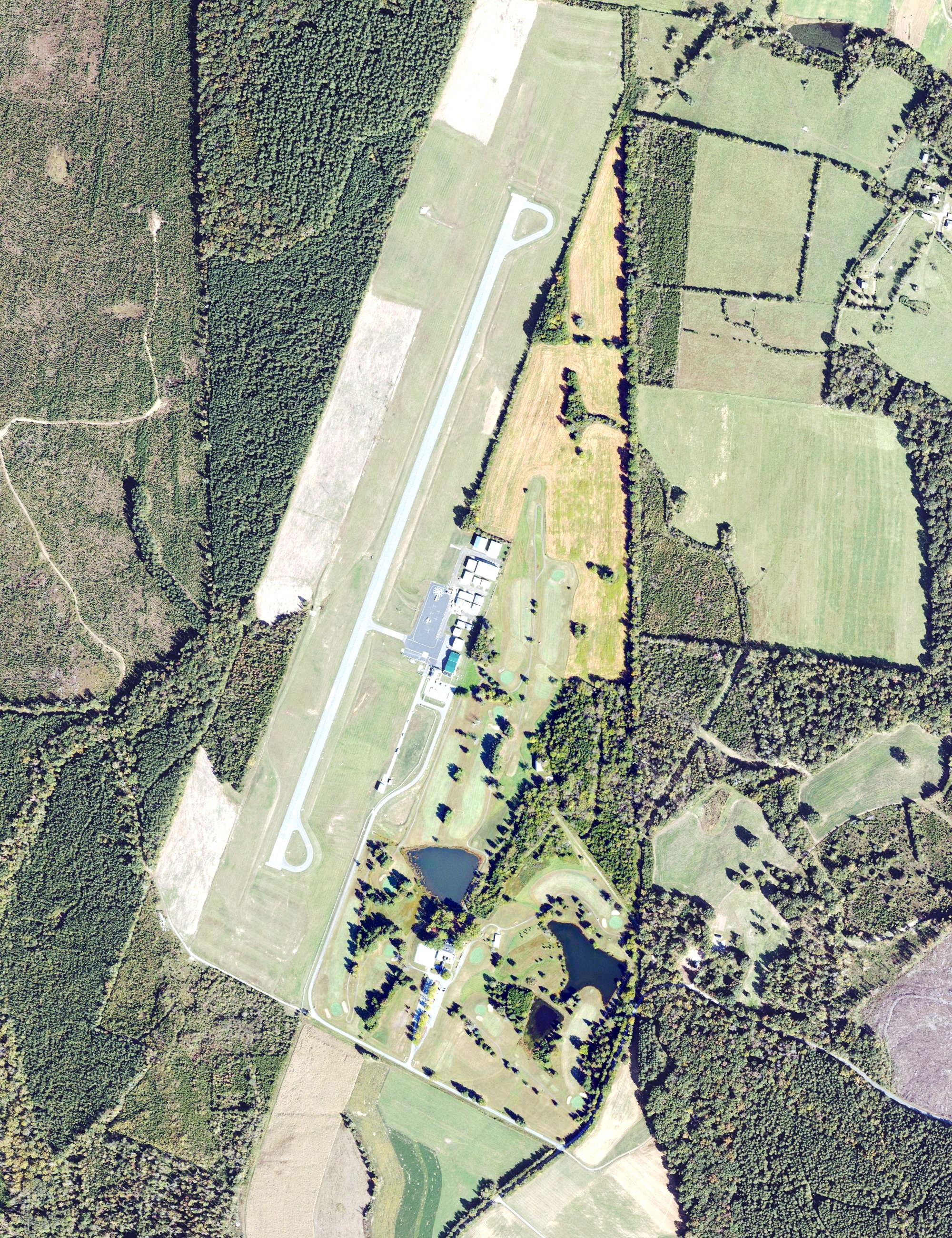 Aerial view of Farmville Municipal Golf Course, VA