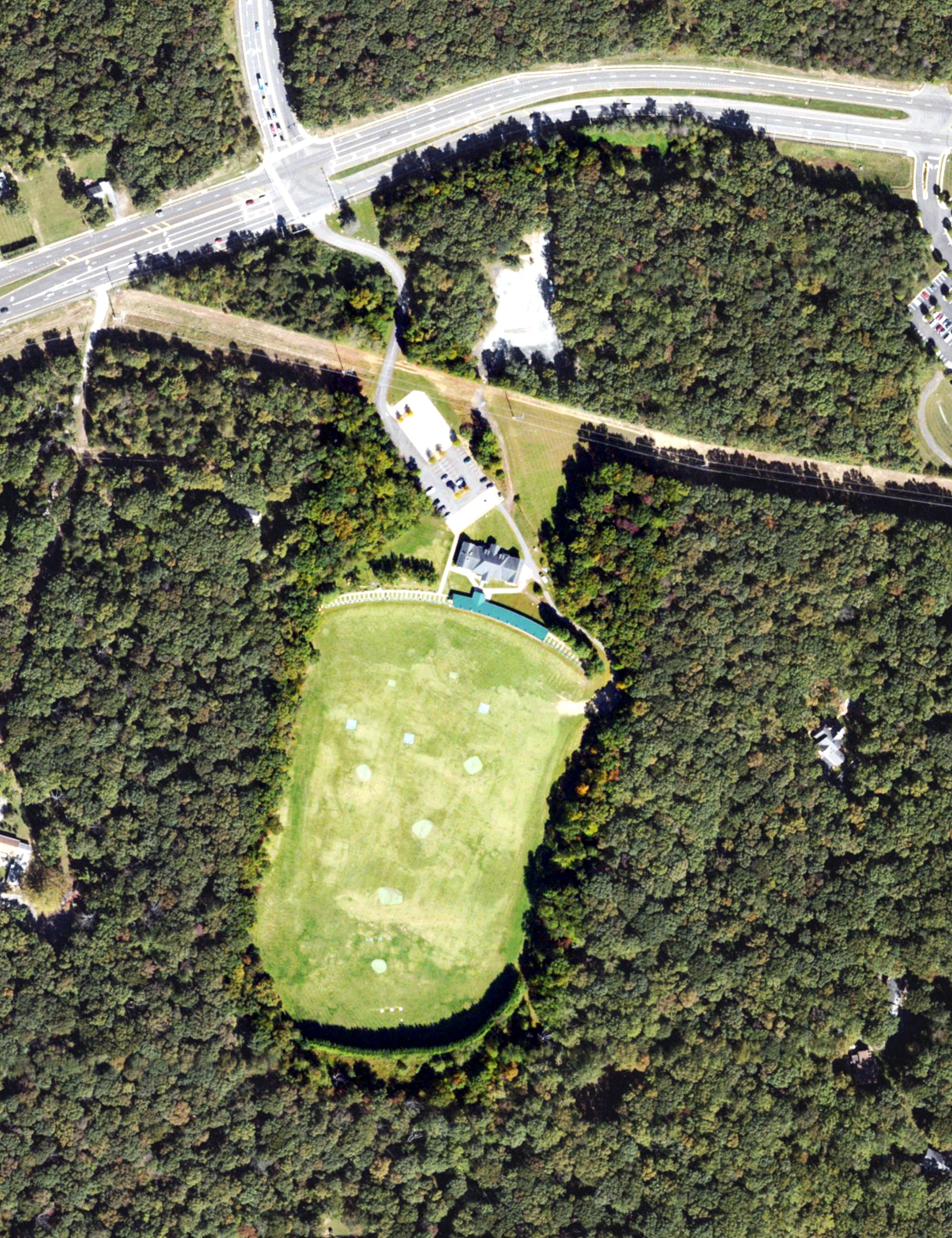 Aerial view of Four Seasons Golf Center, VA