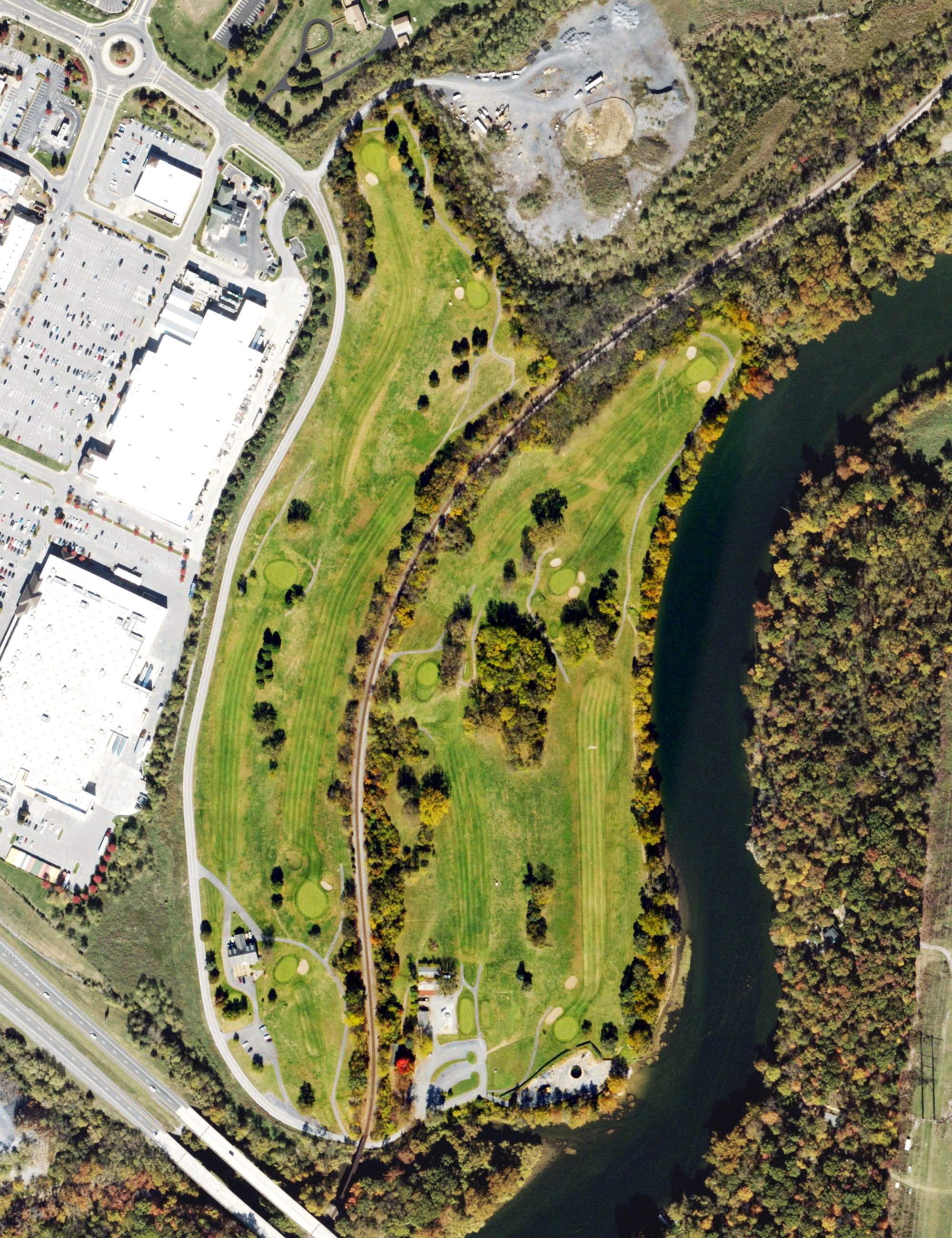 Aerial view of Front Royal Golf Club, VA