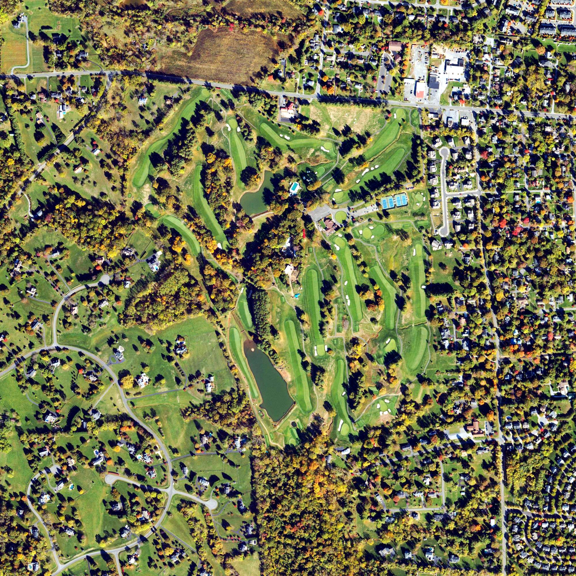 Aerial view of Loudoun Golf and Country Club, VA