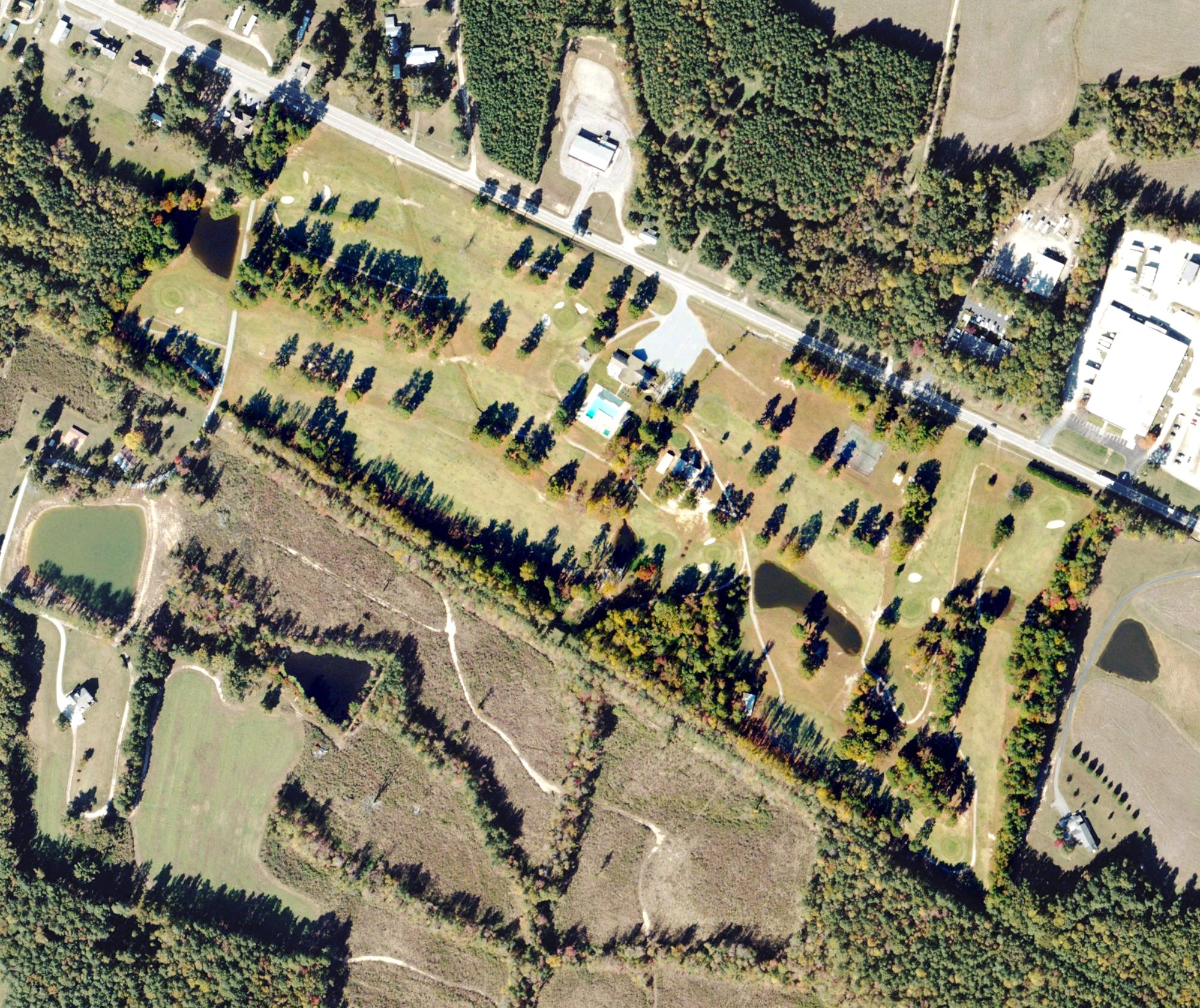 Aerial view of Lunenburg Country Club, VA