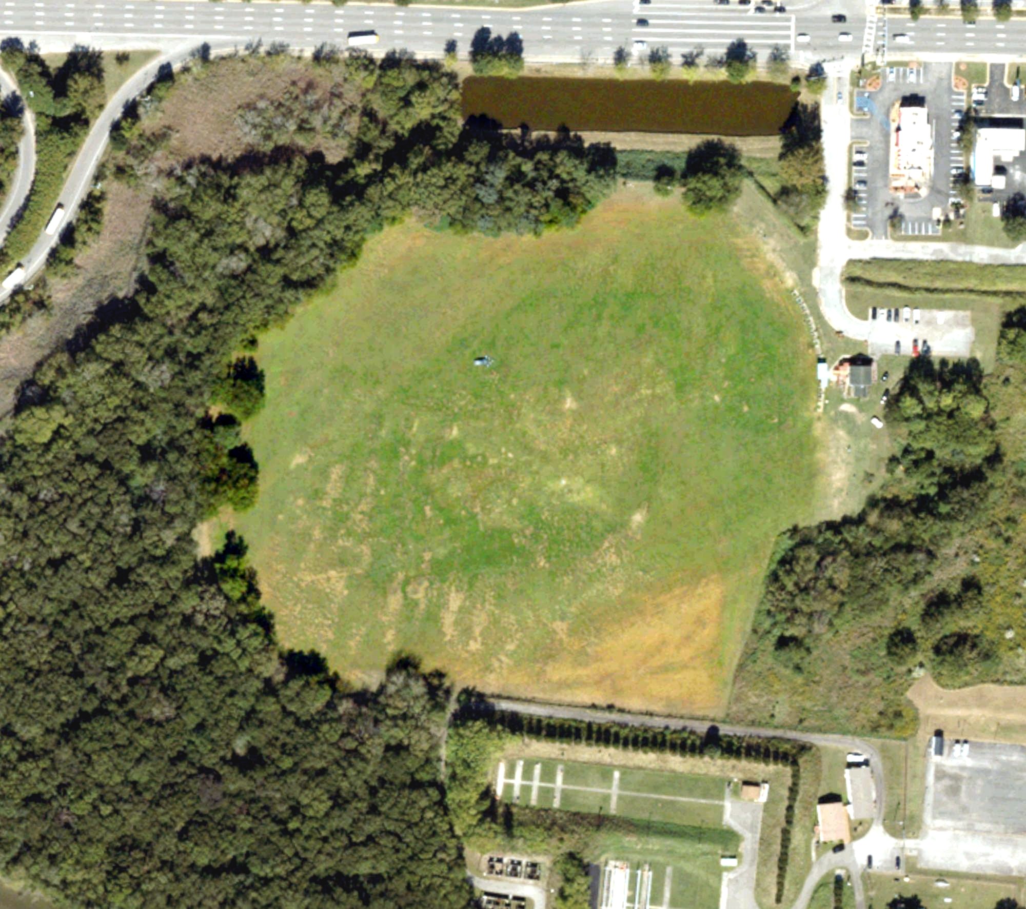 Aerial view of Peninsula Golf Club, VA