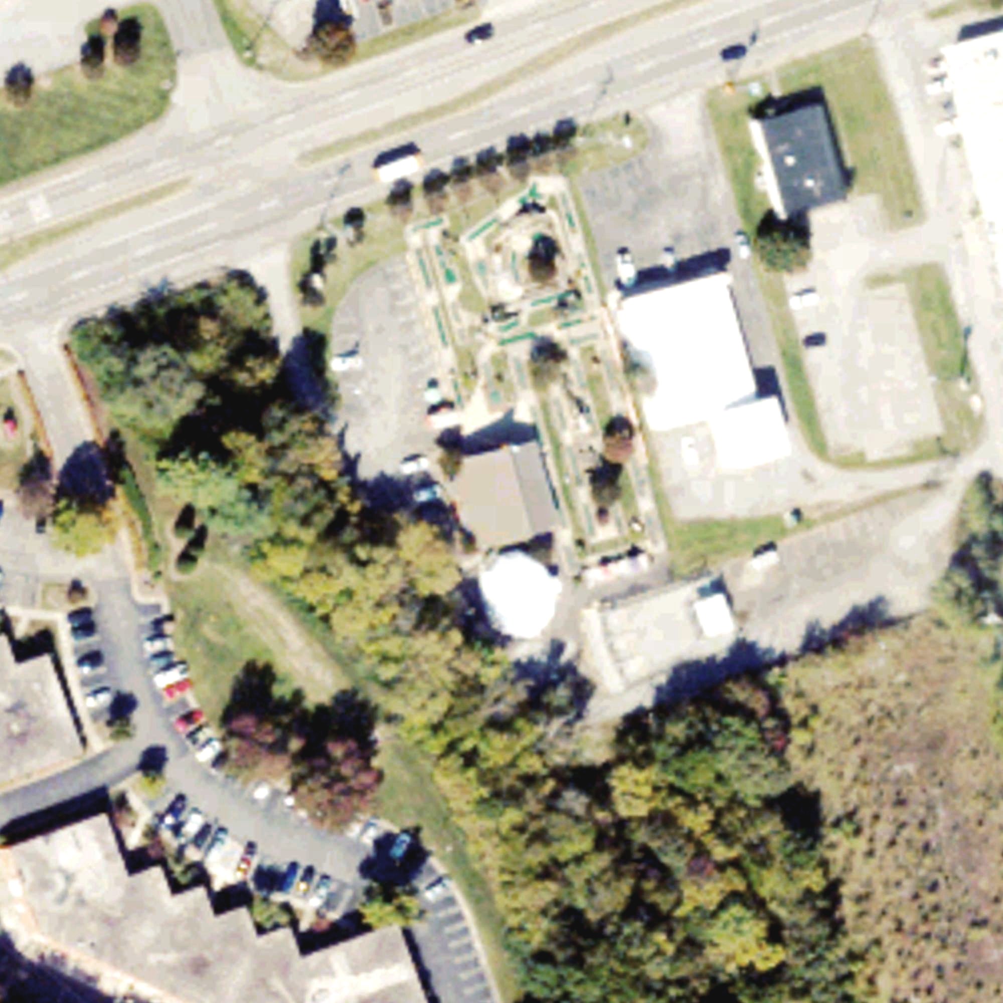 Aerial view of Putt-Putt Fun Center, VA