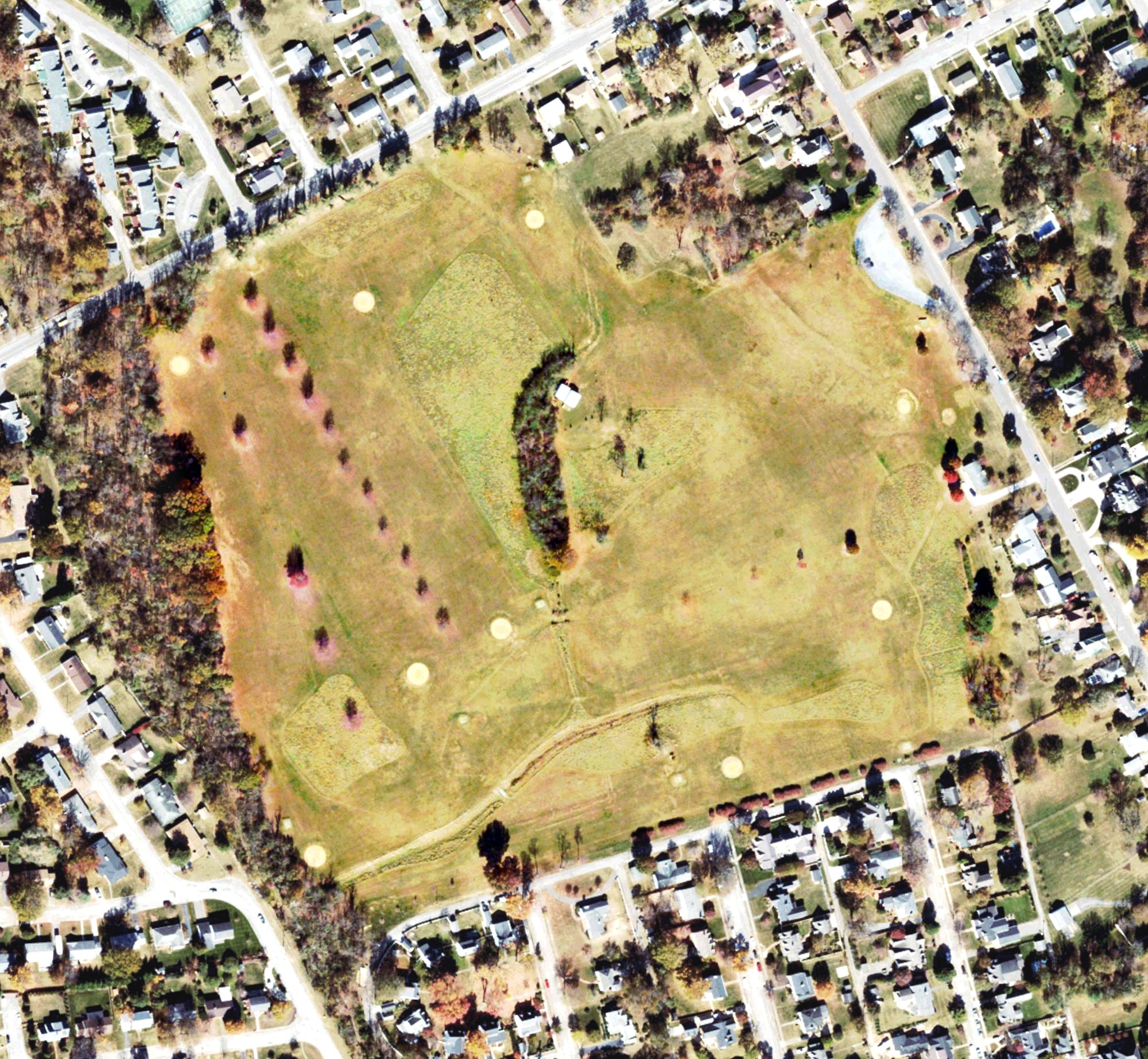 Aerial view of Salem Golf Course, VA