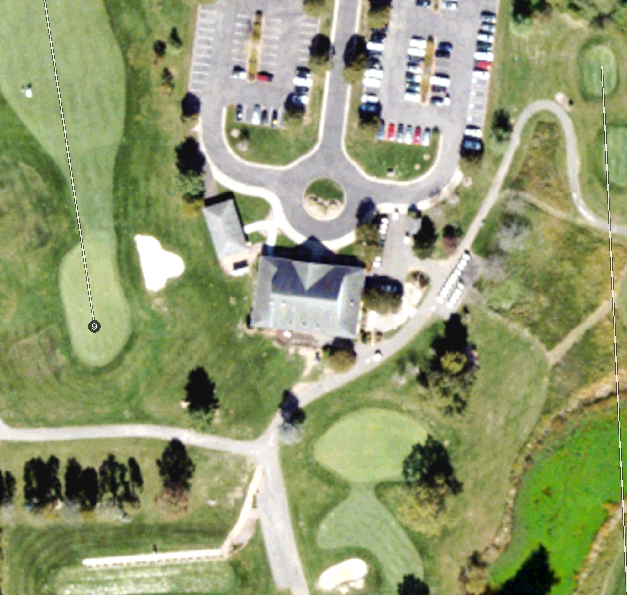 Aerial view of South Riding Golf CLub, VA