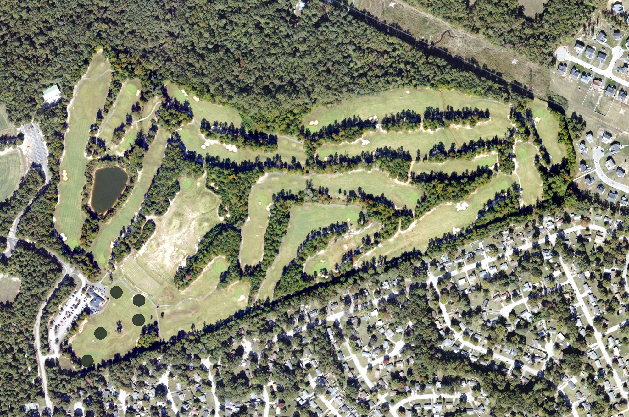 Aerial view of The First Tee Chesterfield Golf Club, VA
