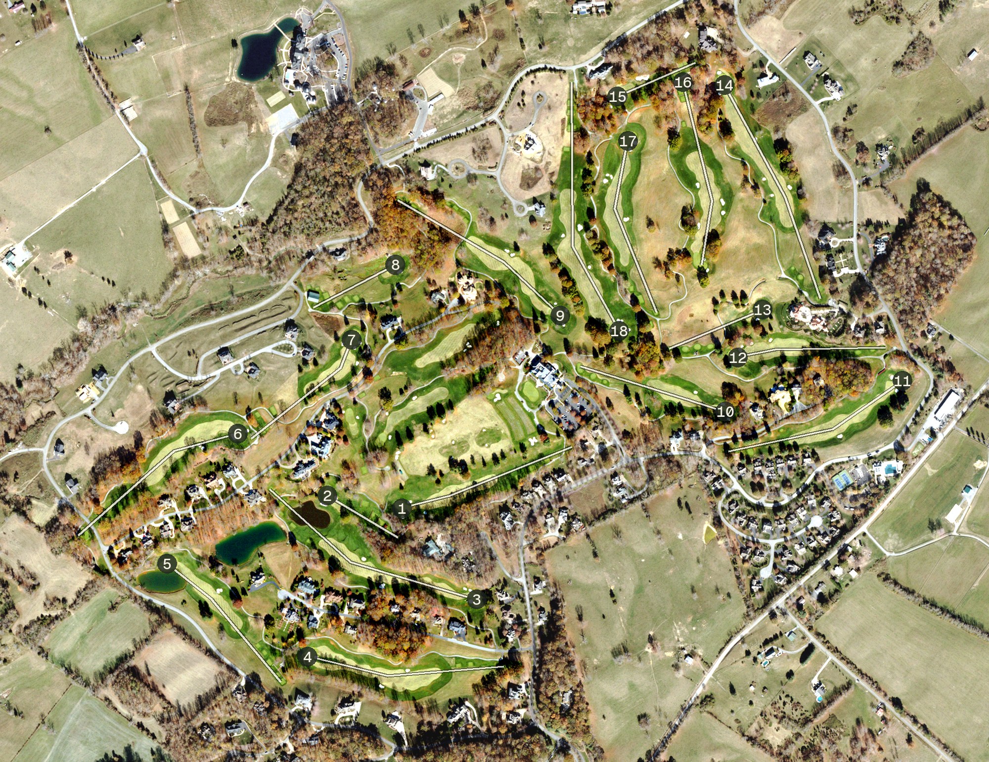 Aerial view of The Virginian, VA