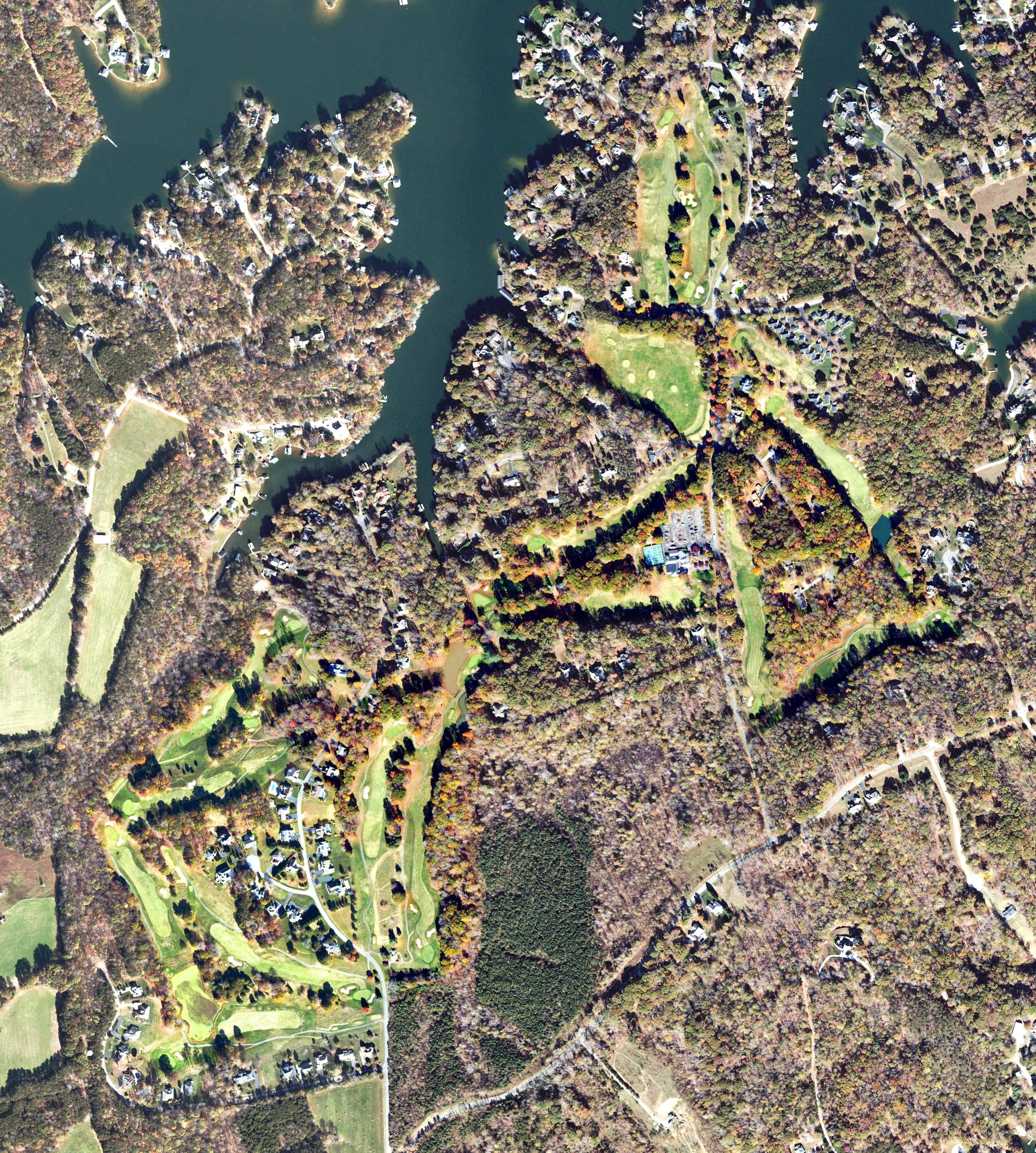 Aerial view of Waterfront Country Club, VA