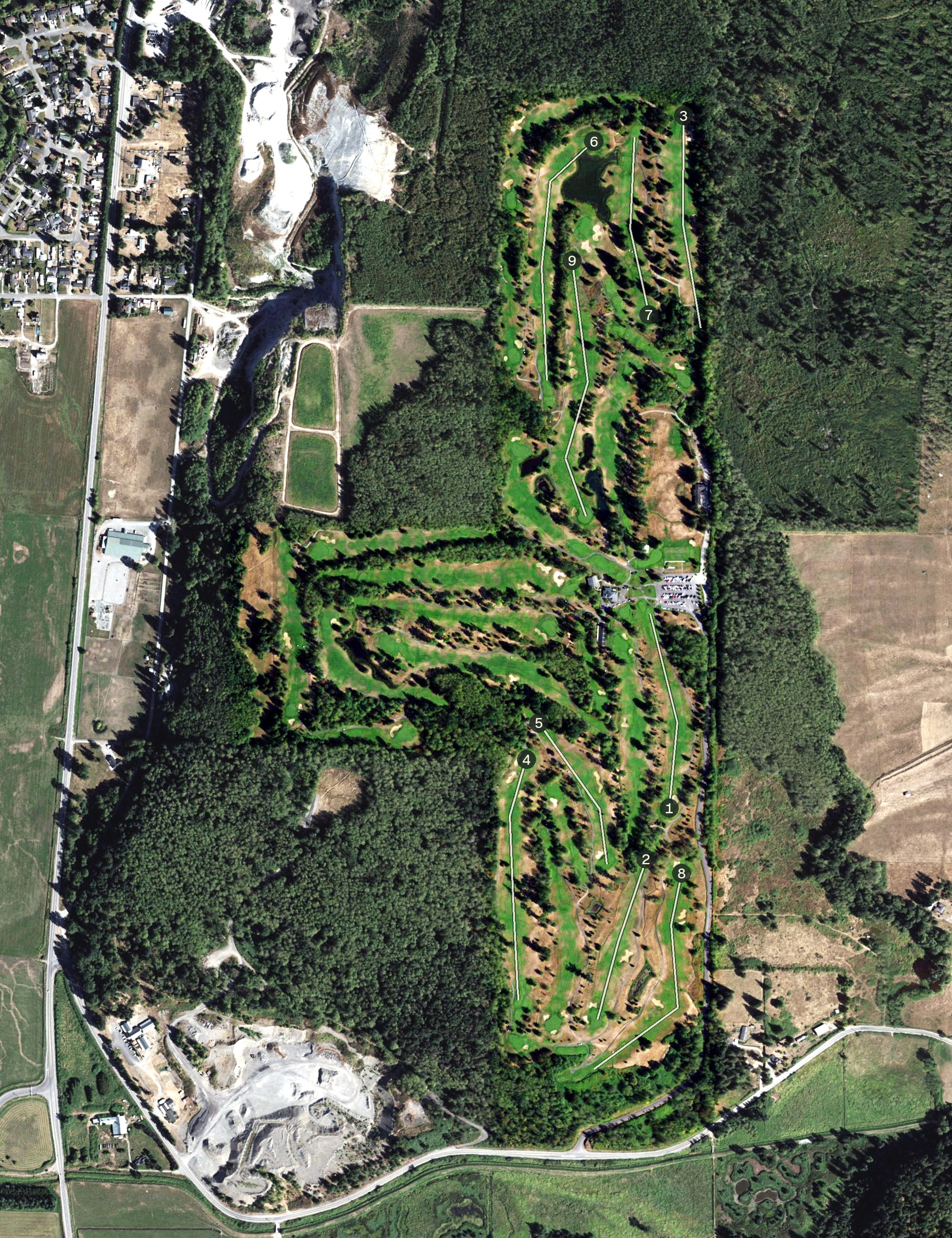 Aerial view of Avalon Golf Links, WA