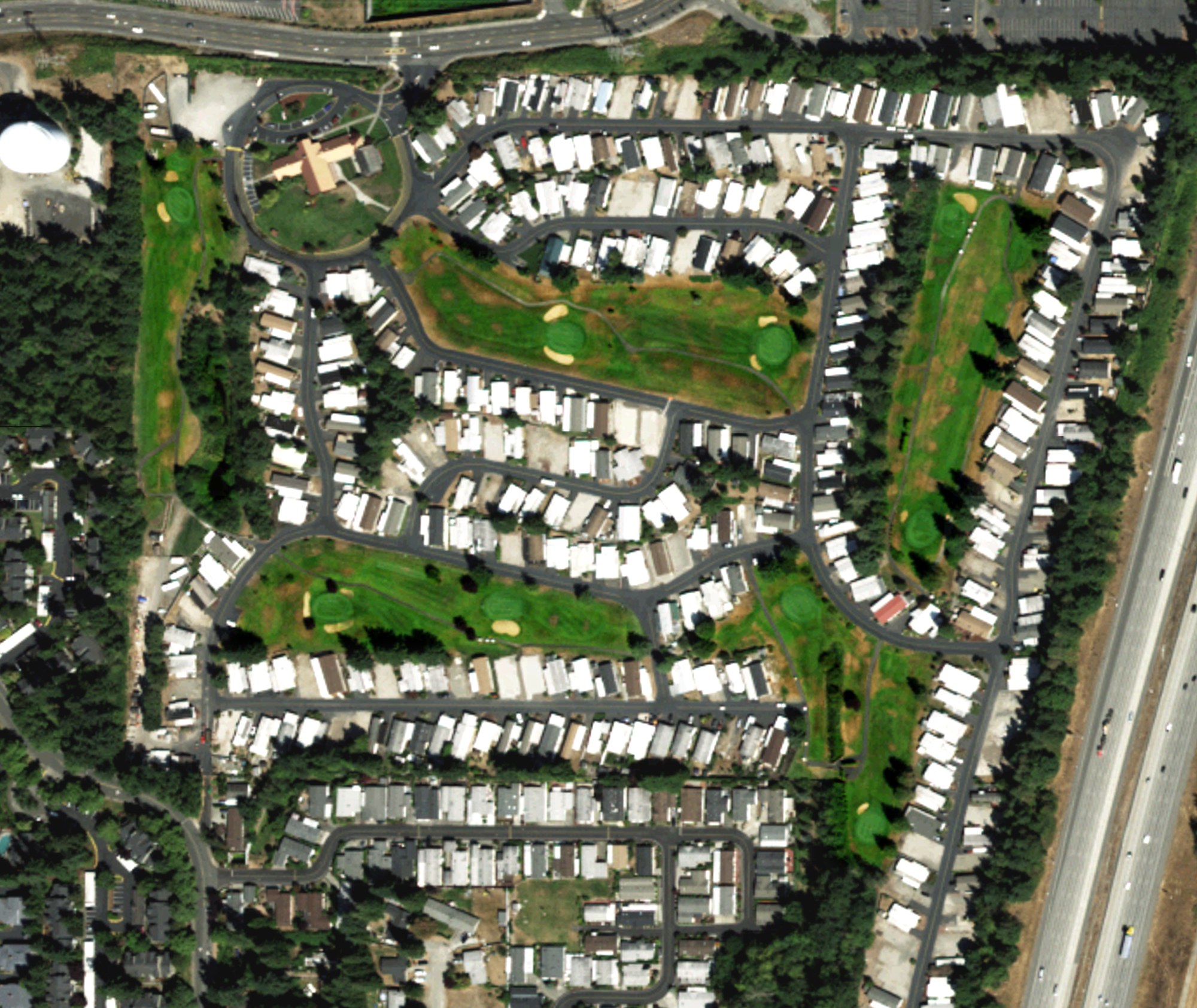 Aerial view of Belmor Park Golf & Country Club, WA