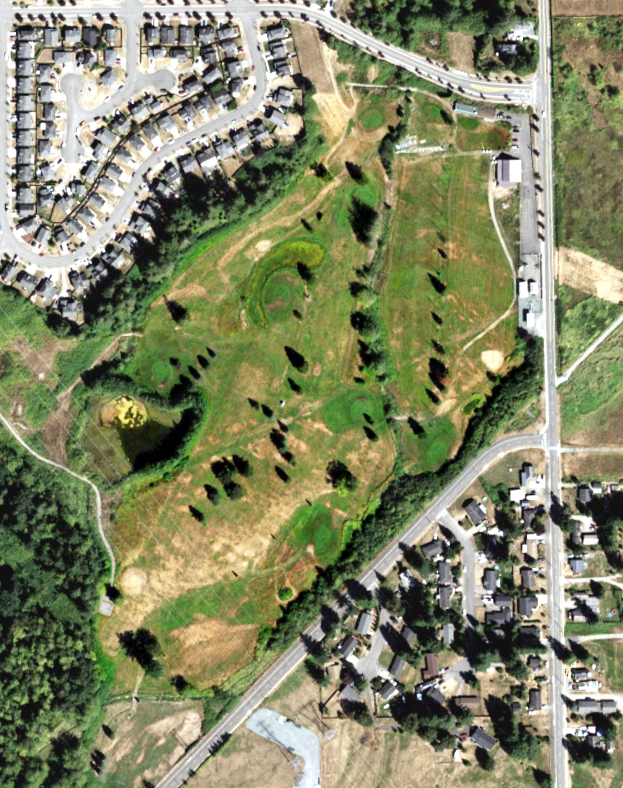 Aerial view of Gateway Golf Course, WA