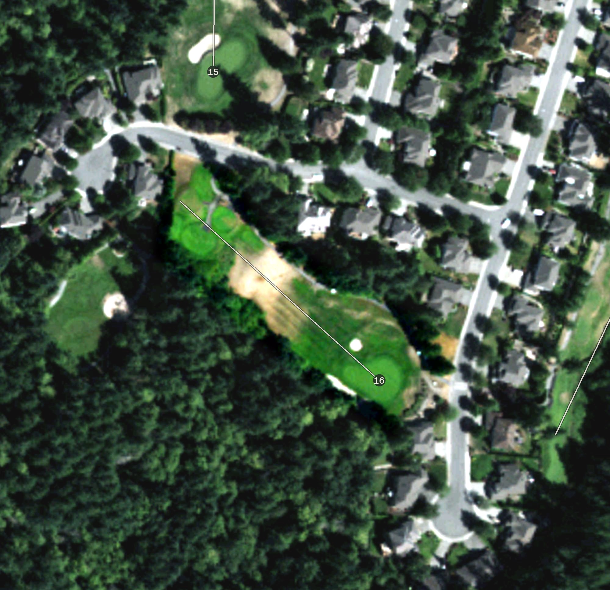 Aerial view of Harbour Pointe Golf Club, WA