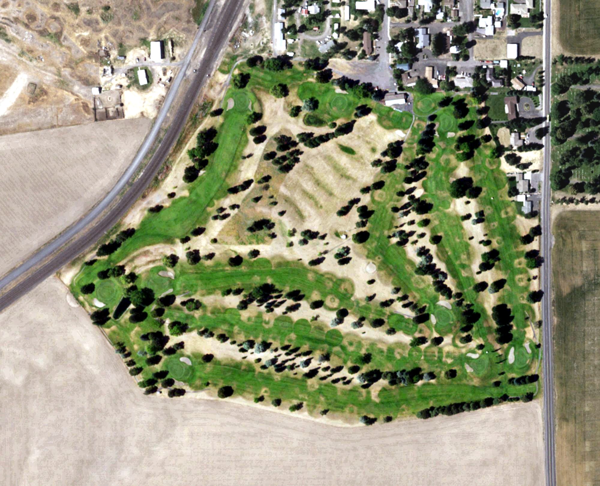 Aerial view of Harrington Golf & Country Club, WA