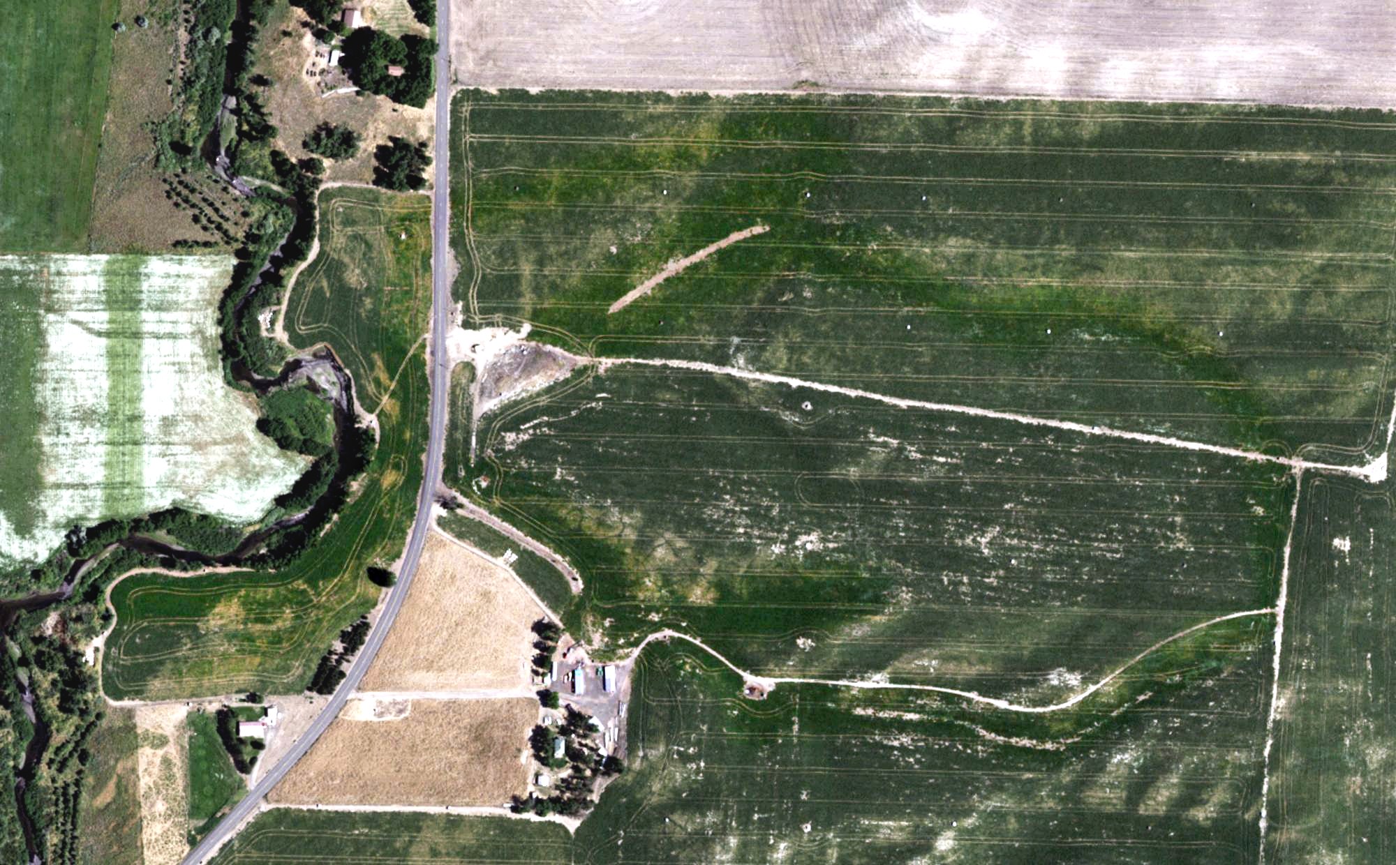 Aerial view of Pheasant Creek Golf Course, WA