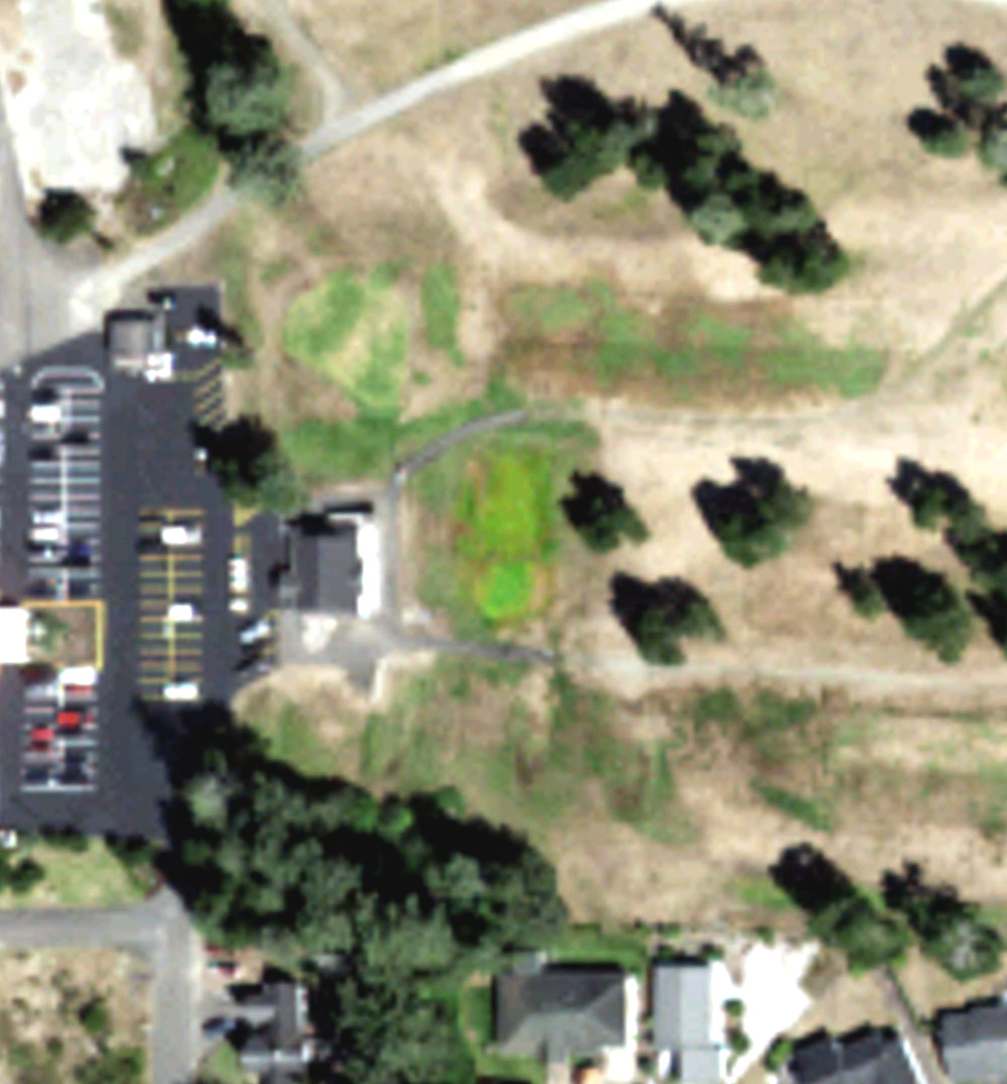 Aerial view of Practice Green, WA