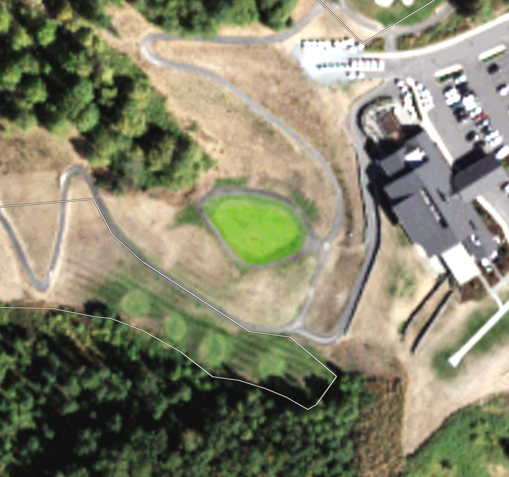 Aerial view of Putting Green, WA