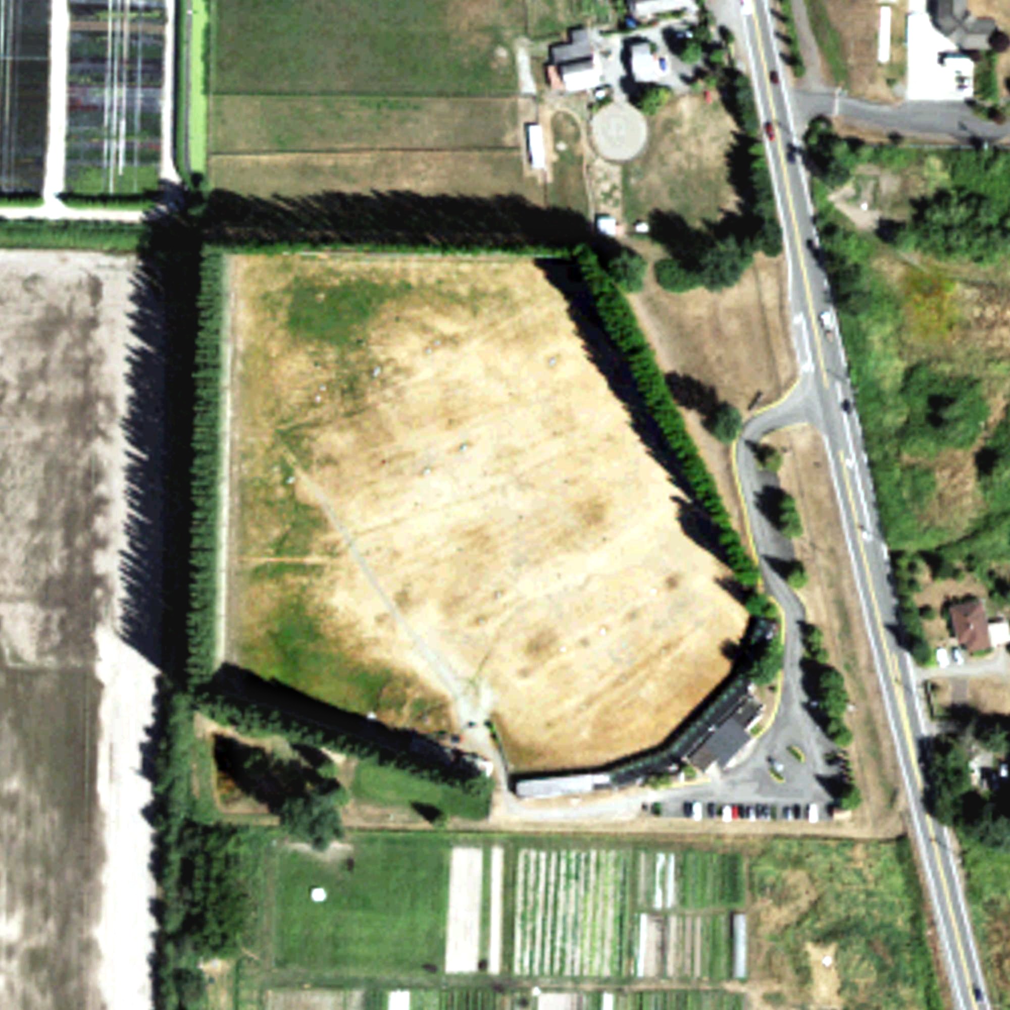 Aerial view of Redwood Golf Center, WA