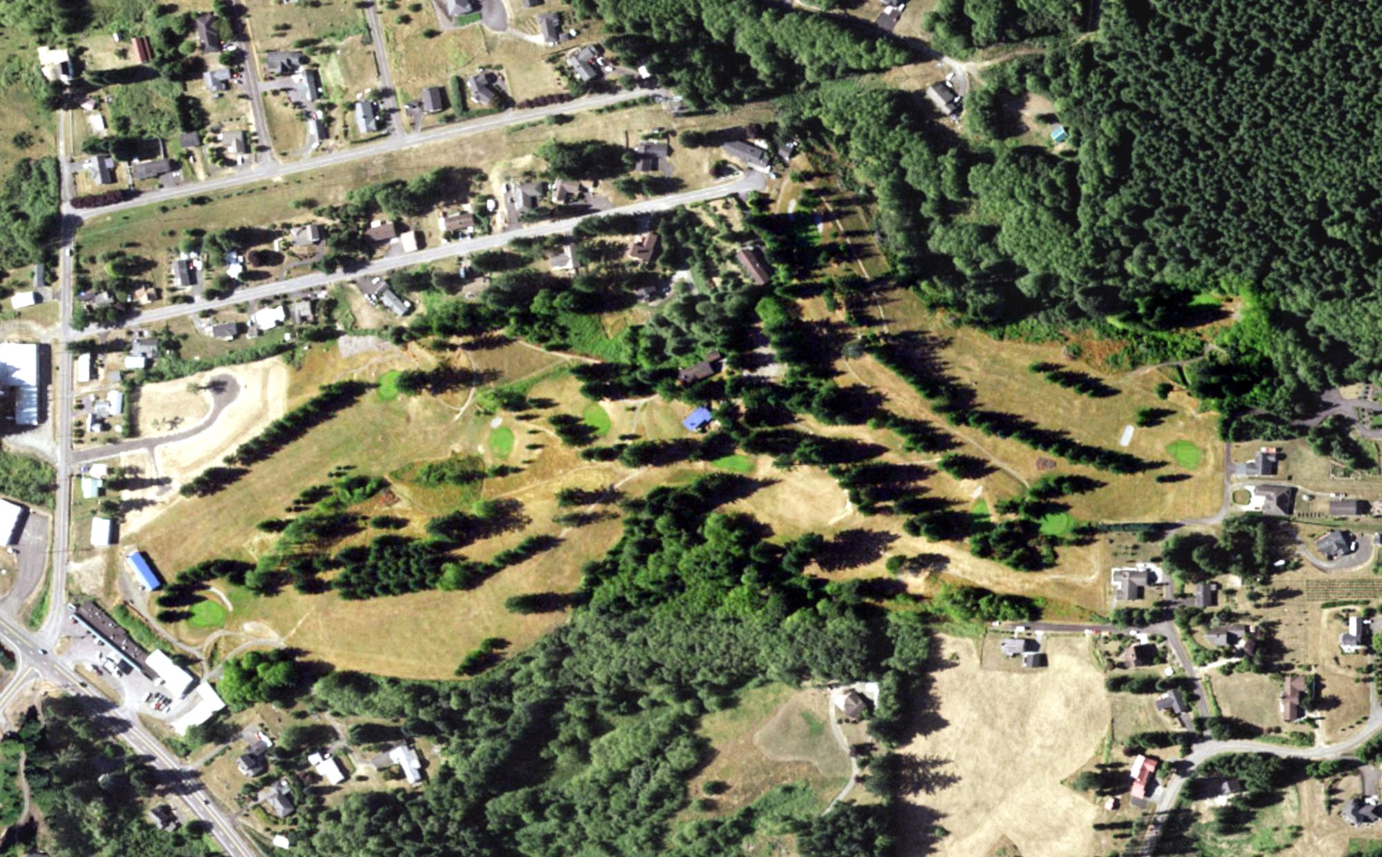 Aerial view of Skyline Golf Course, WA