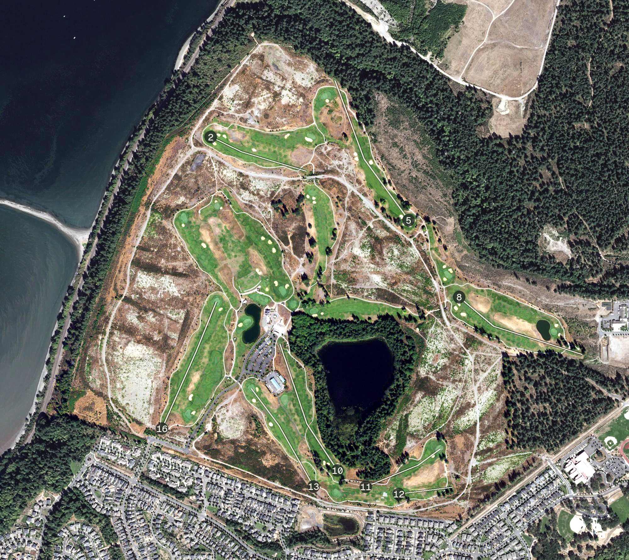 Aerial view of The Home Course, WA