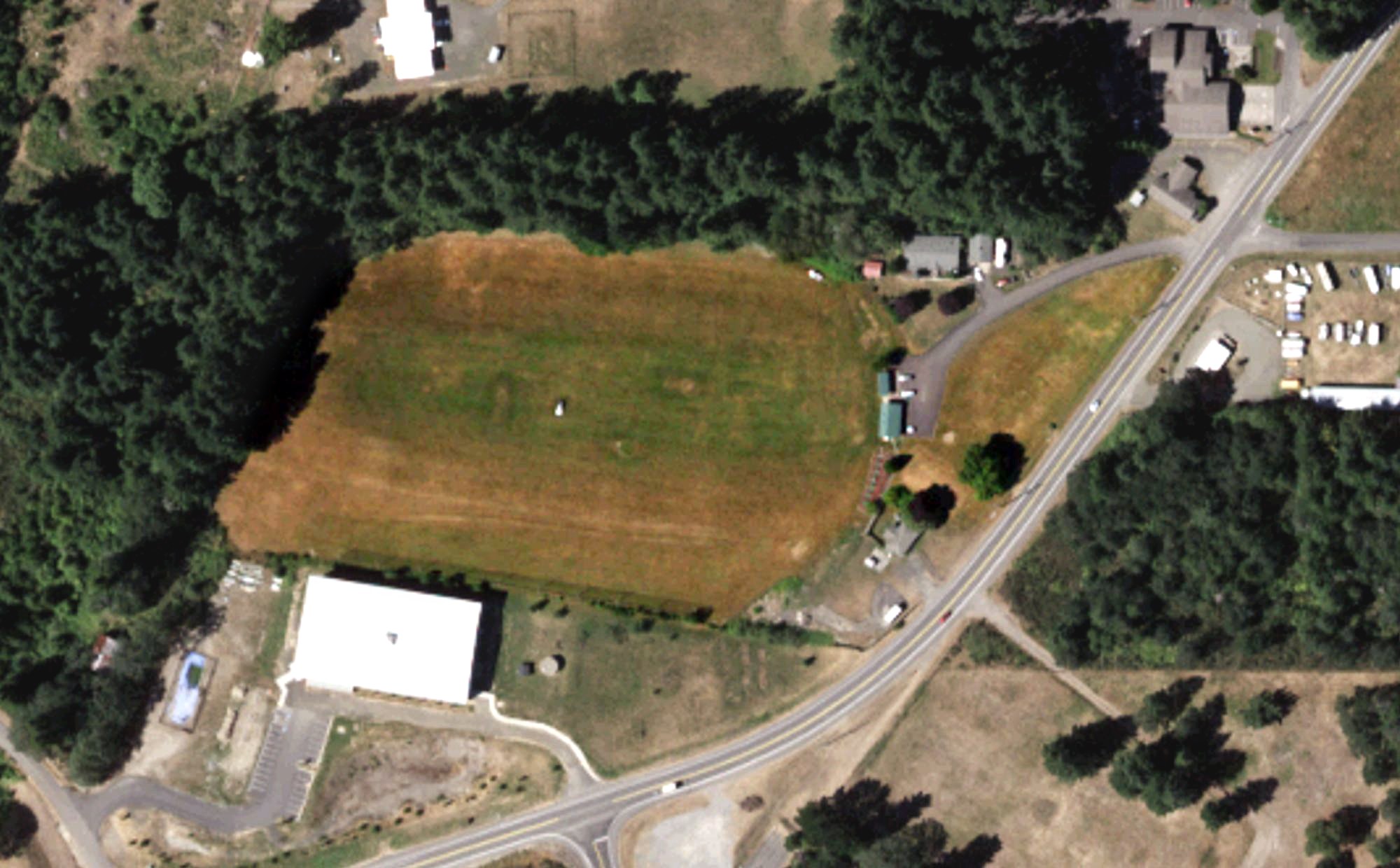 Aerial view of Tin Cup Golf, WA