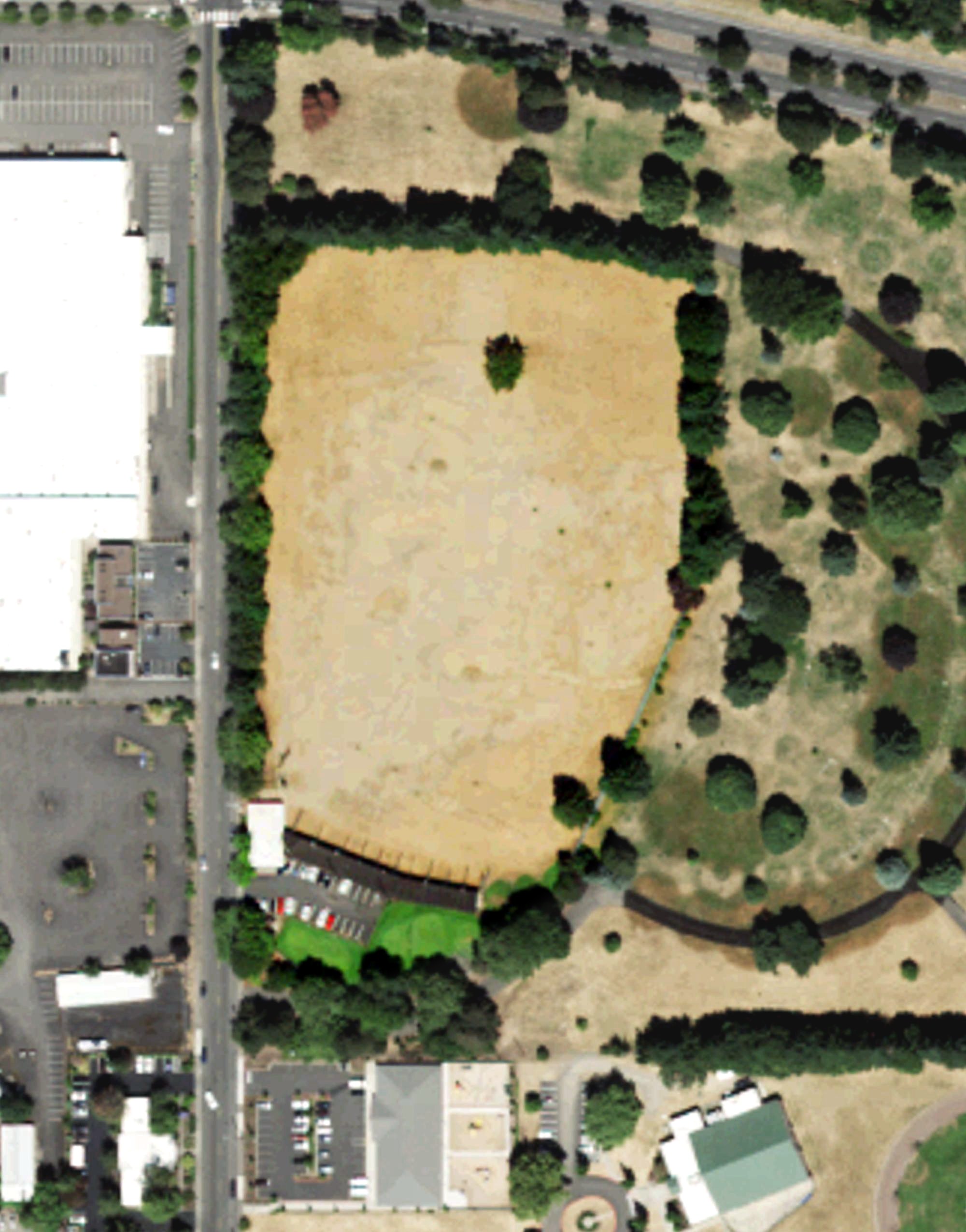 Aerial view of Vanco Driving Range, WA