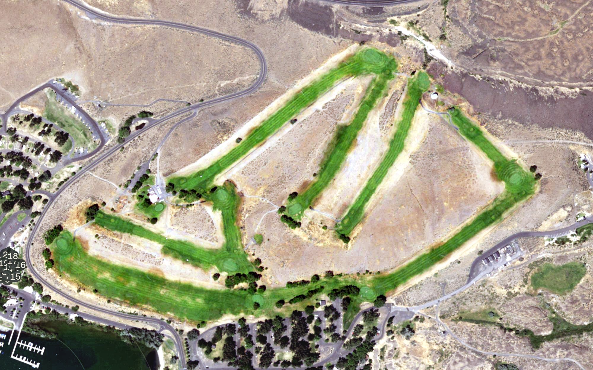 Aerial view of Vic Meyers Golf Course, WA