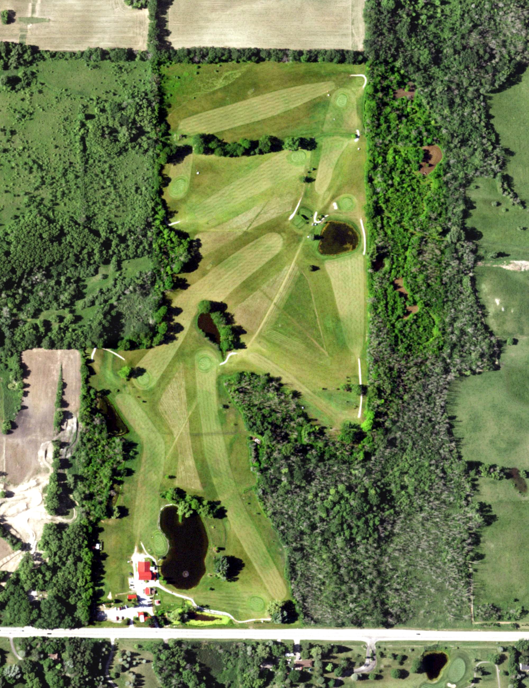 Aerial view of Arrowhead Golf Course, WI