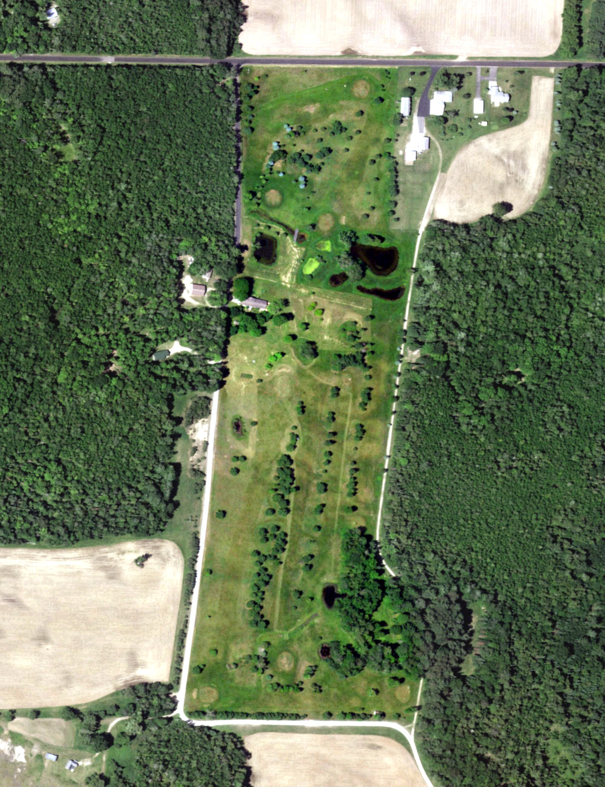 Aerial view of Beechwood Golf Course, WI