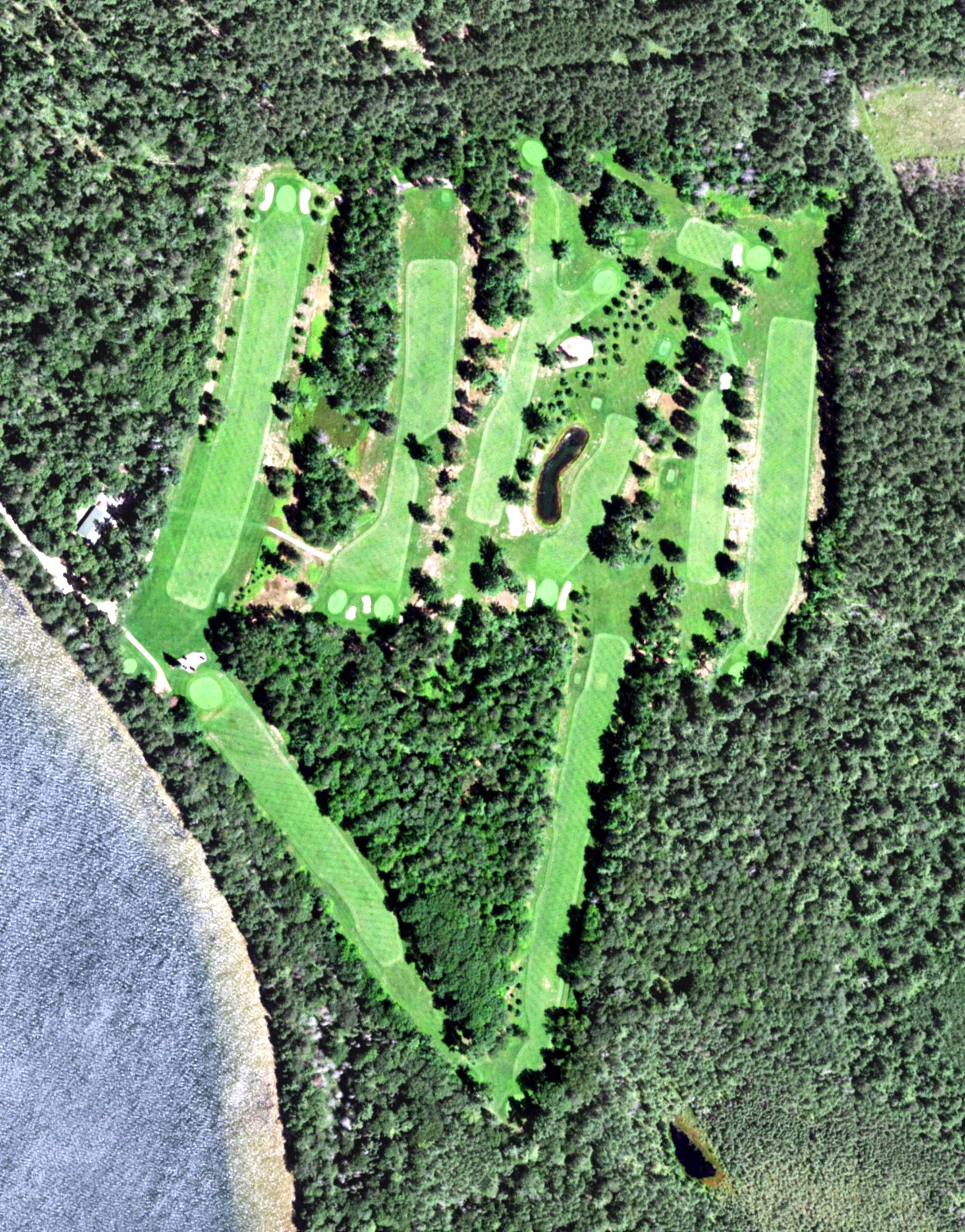 Aerial view of Dairymens Country Club, WI