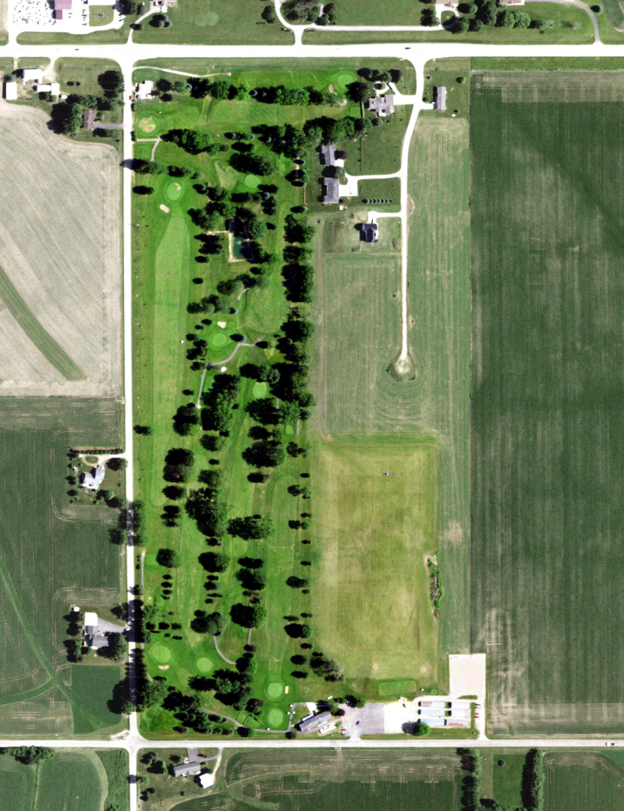 Aerial view of Darlington Country Club, WI