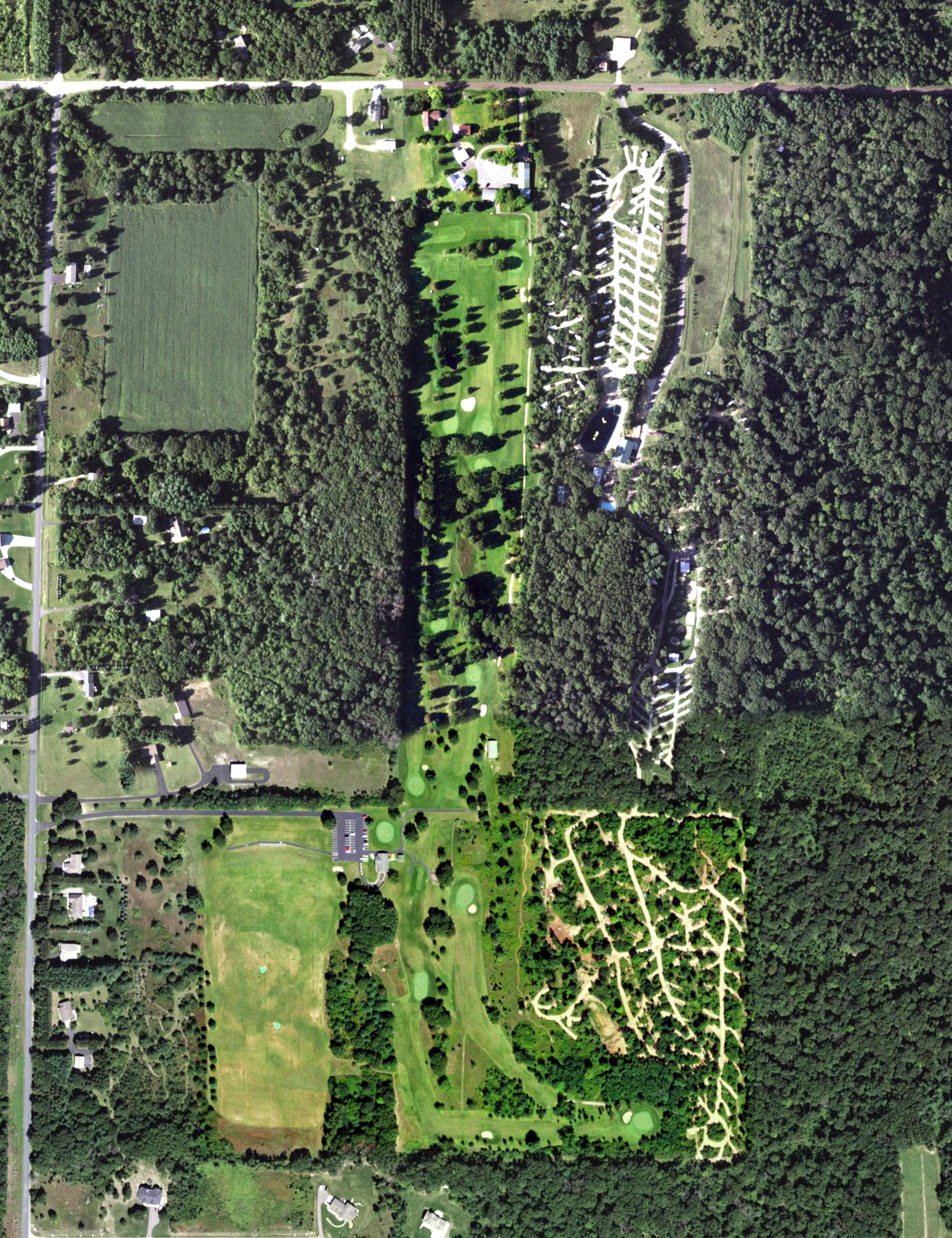 Aerial view of Fairfield Hills Golf Course, WI