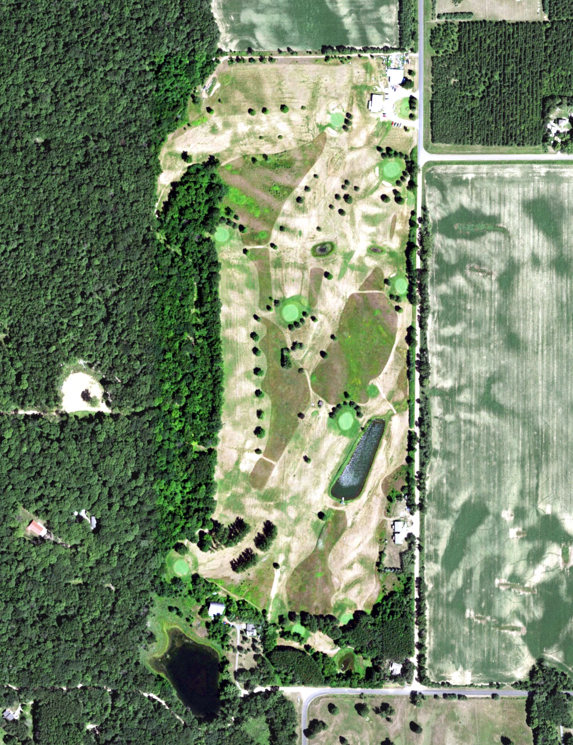 Aerial view of Five Flags Golf, WI