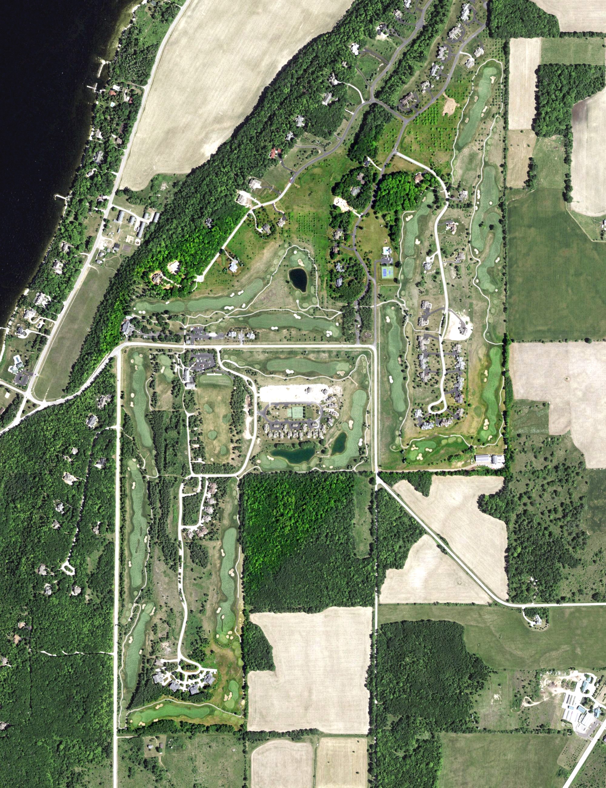 Aerial view of Horseshoe Bay Golf Club, WI